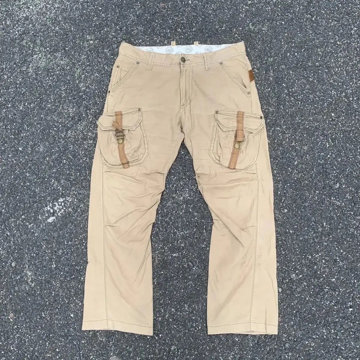 Edwin Japanese Vintage Trousers Big Pocket Faded Pants Size US 35 - 1 Thumbnail