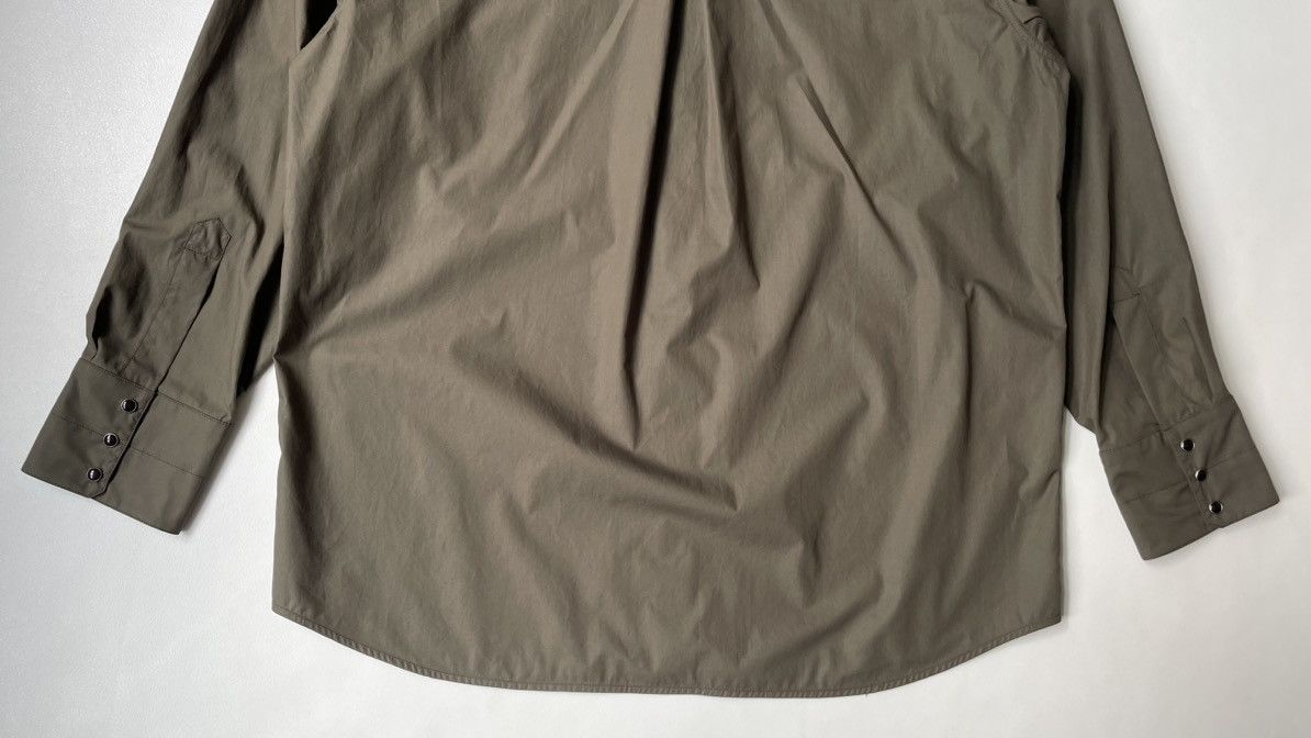 Lemaire S/S 24 ‘Espresso’ Cotton Western Shirt Size US L / EU 52-54 / 3 - 16 Thumbnail