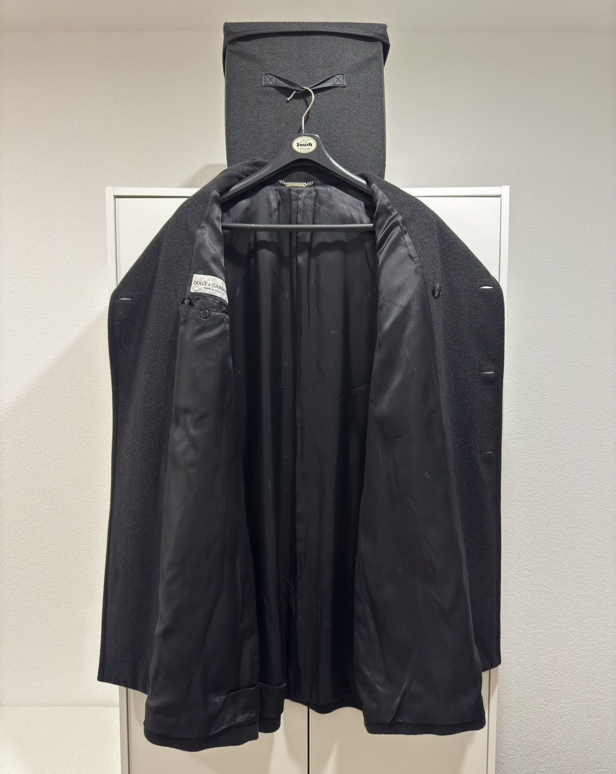 Dolce & Gabbana Dolce & Gabbana Double Chest Black Wool Coat Size US M / EU 48-50 / 2 - 11 Thumbnail