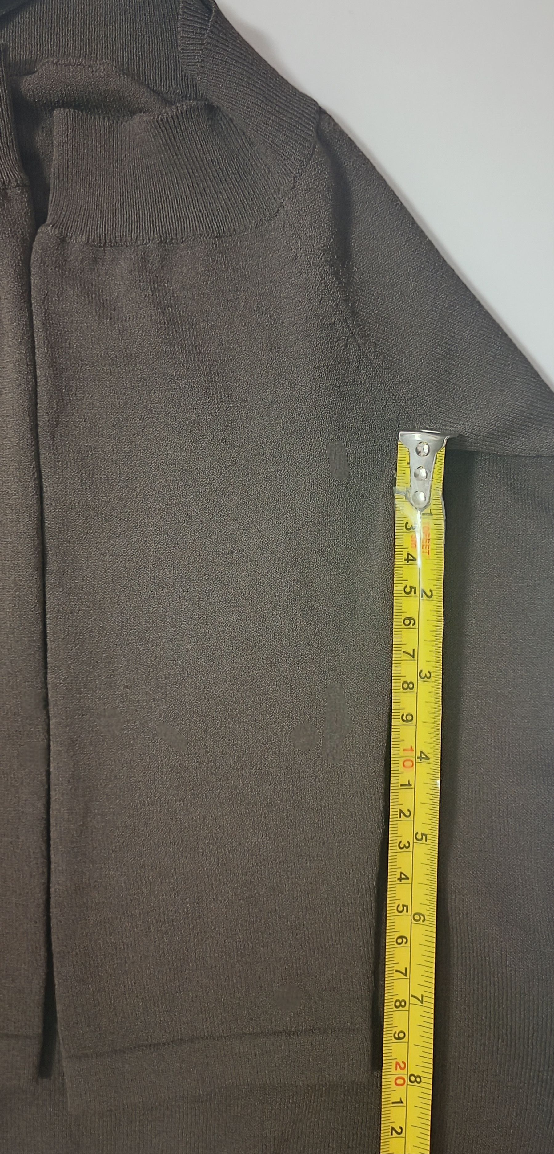 Jean Paul Gaultier Chocolate brown top with yellow and red rhinestones Size S / US 4 / IT 40 - 9 Thumbnail