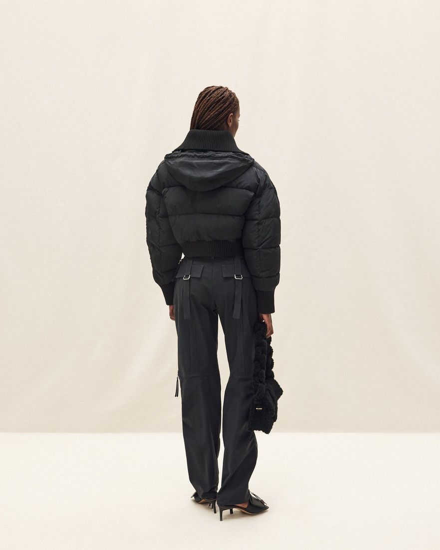 Jacquemus o1mle0325 La Doudoune Briciola Cropped Puffer Jacket Size XS / US 0-2 / IT 36-38 - 4 Thumbnail