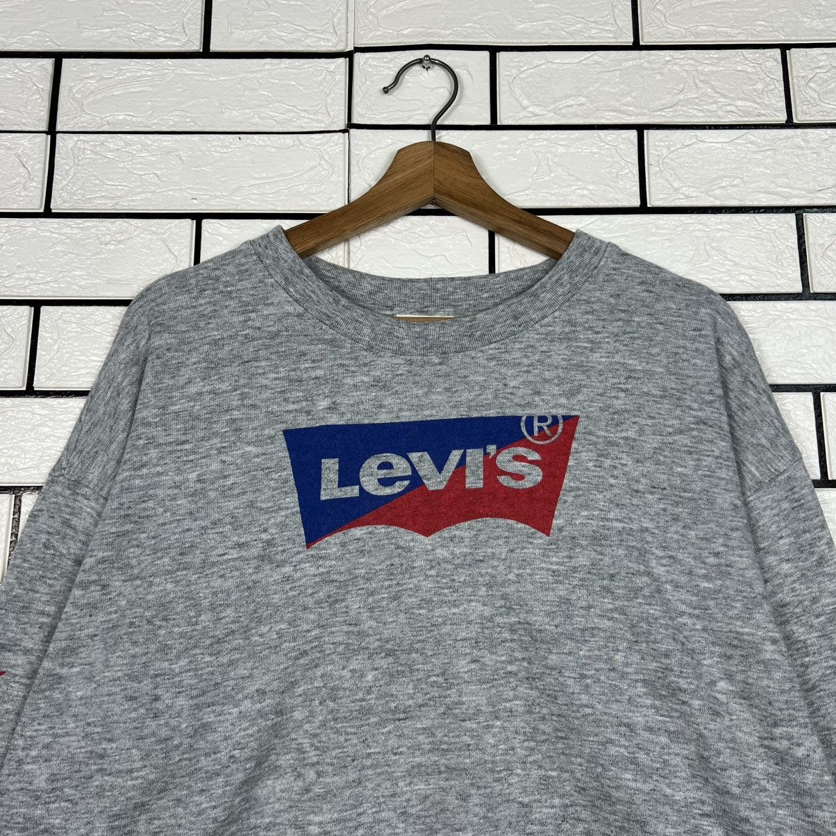 Levi's LEVIS Big Logo Cropped Sweater #4295-C195 Size M / US 6-8 / IT 42-44 - 2 Thumbnail