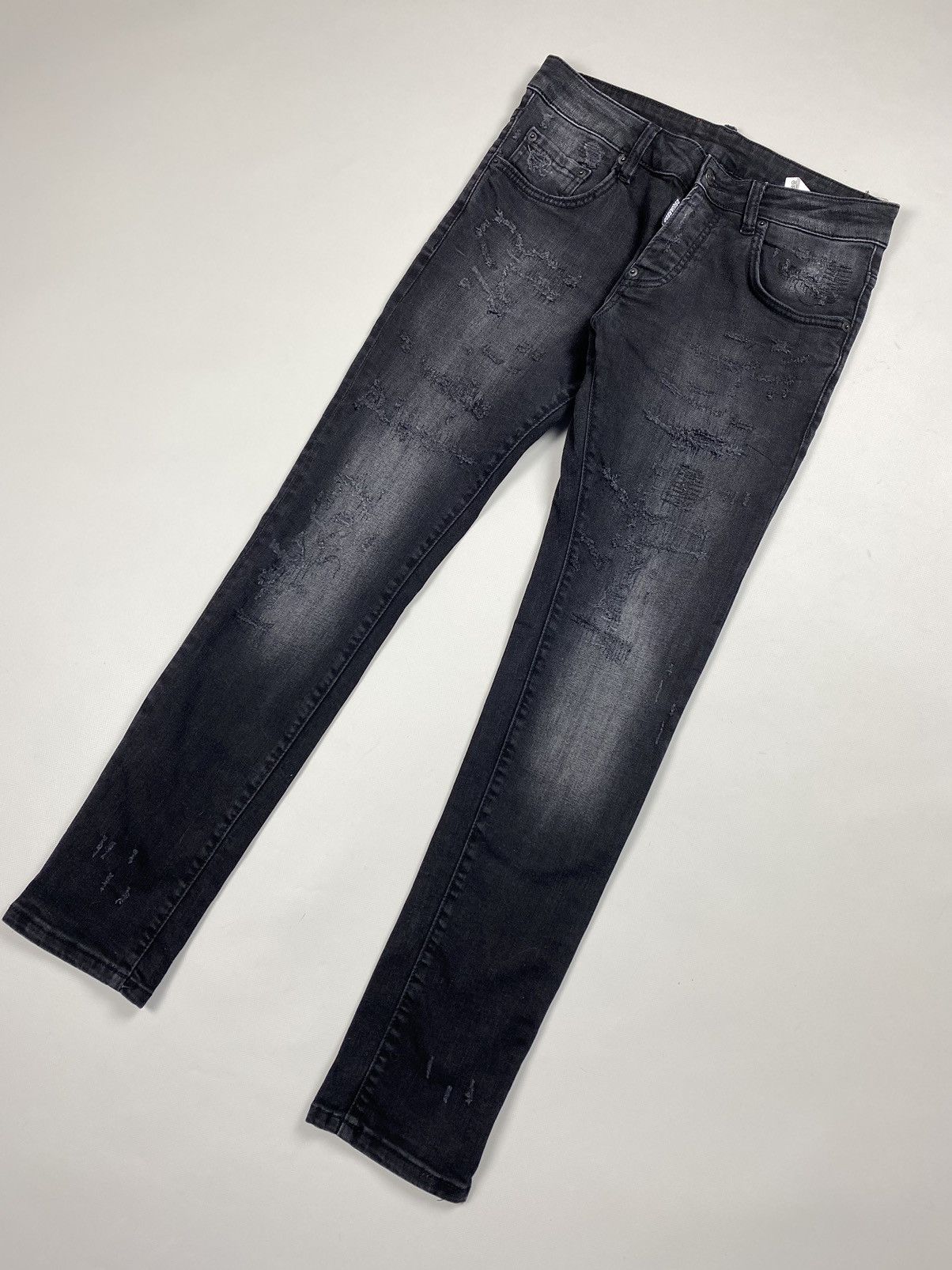 Dsquared2 Dsquared ladies skinny Dan Jean distressed denim jeans Size 30" / US 8 / IT 44 - 6 Thumbnail