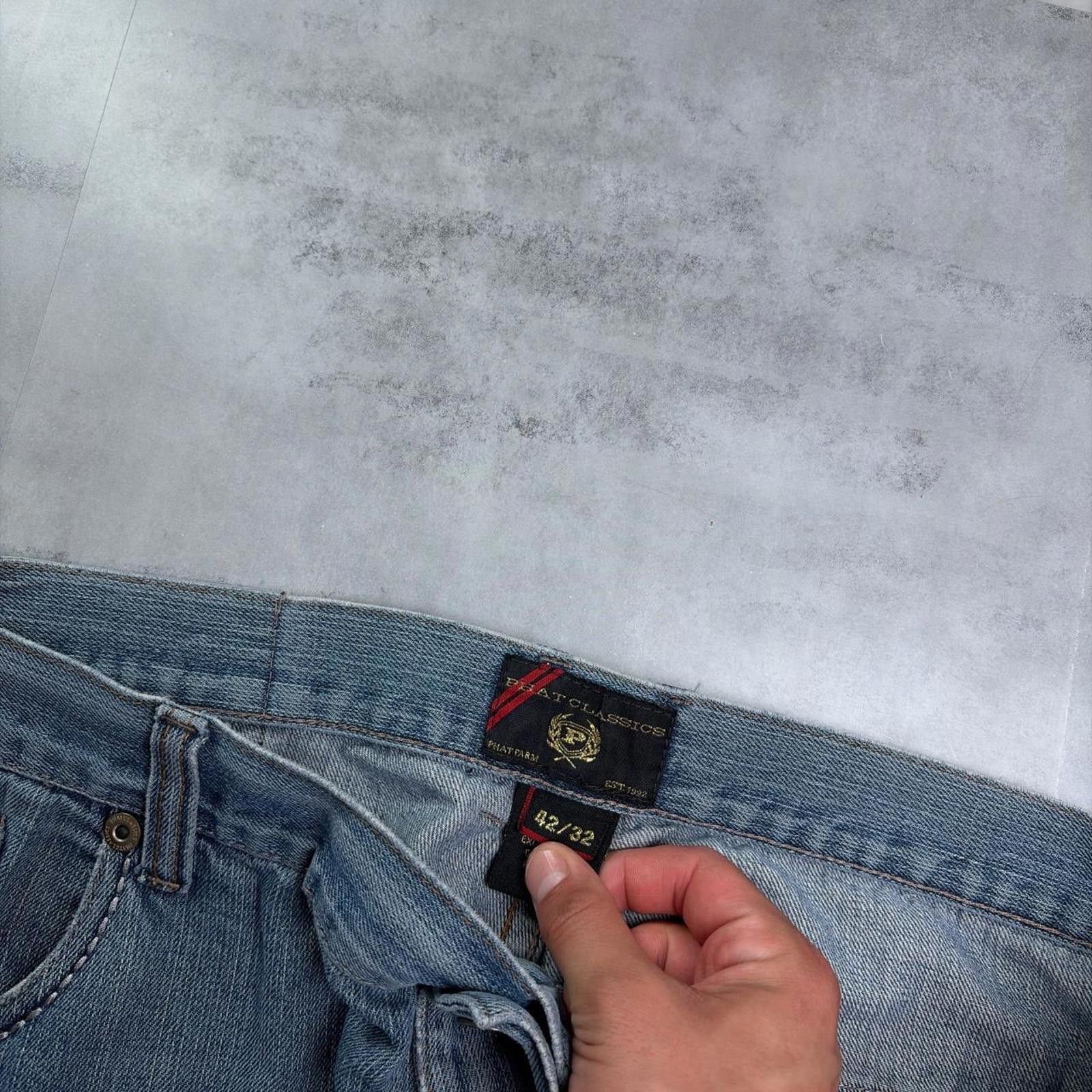 Phat Farm Y2K Phat Farm Embroidered Baggy Skater Denim Jeans Size US 42 / EU 58 - 5 Thumbnail