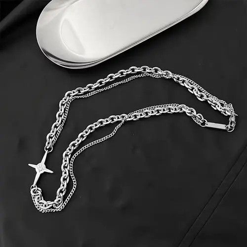 VIBE STAR Linked Chain Necklace Size ONE SIZE - 3 Thumbnail