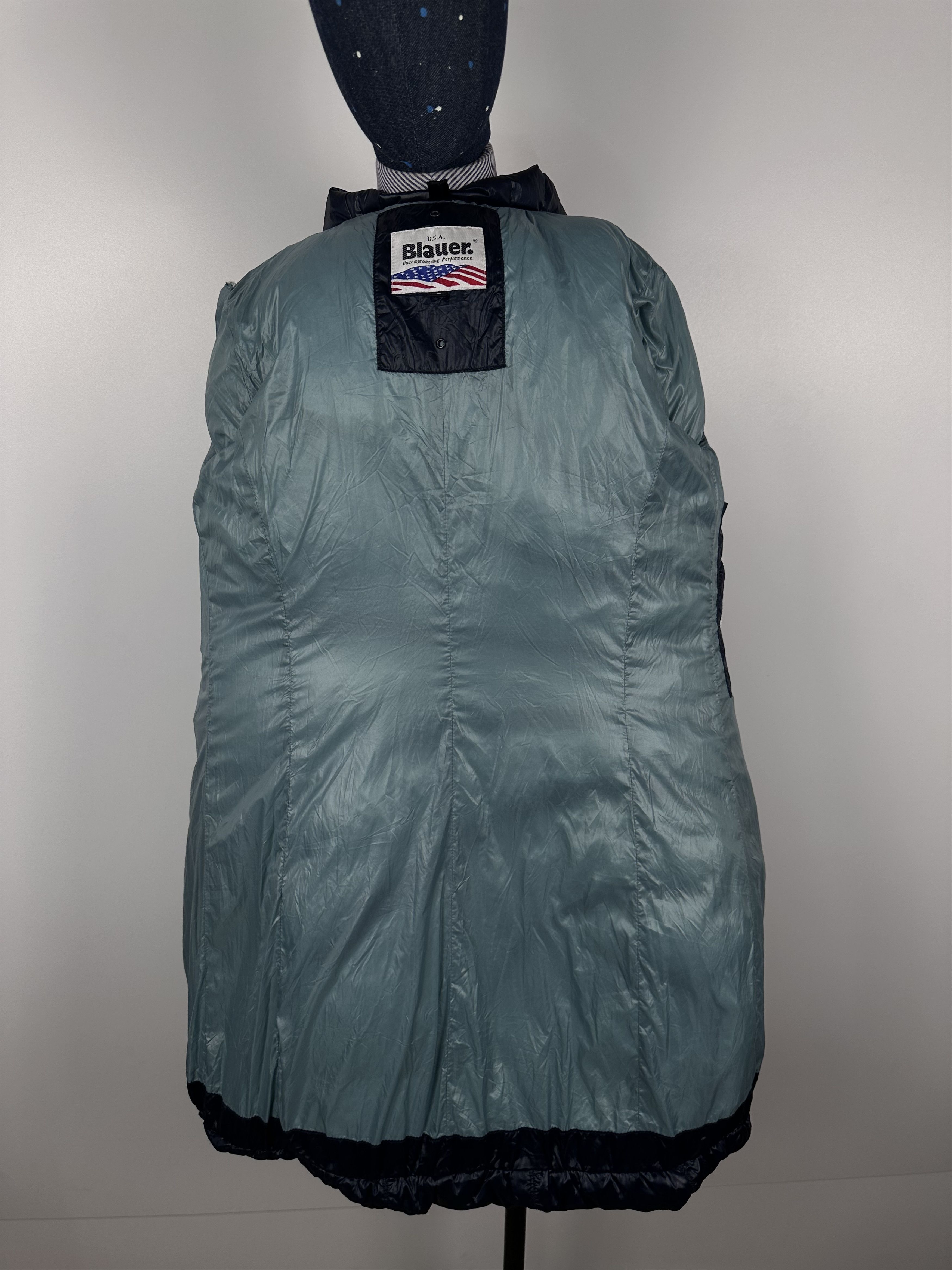 Bluer Denim BLAUER Blue Padded Down Puffer Jacket Long Womens Size S Size S / US 4 / IT 40 - 10 Thumbnail