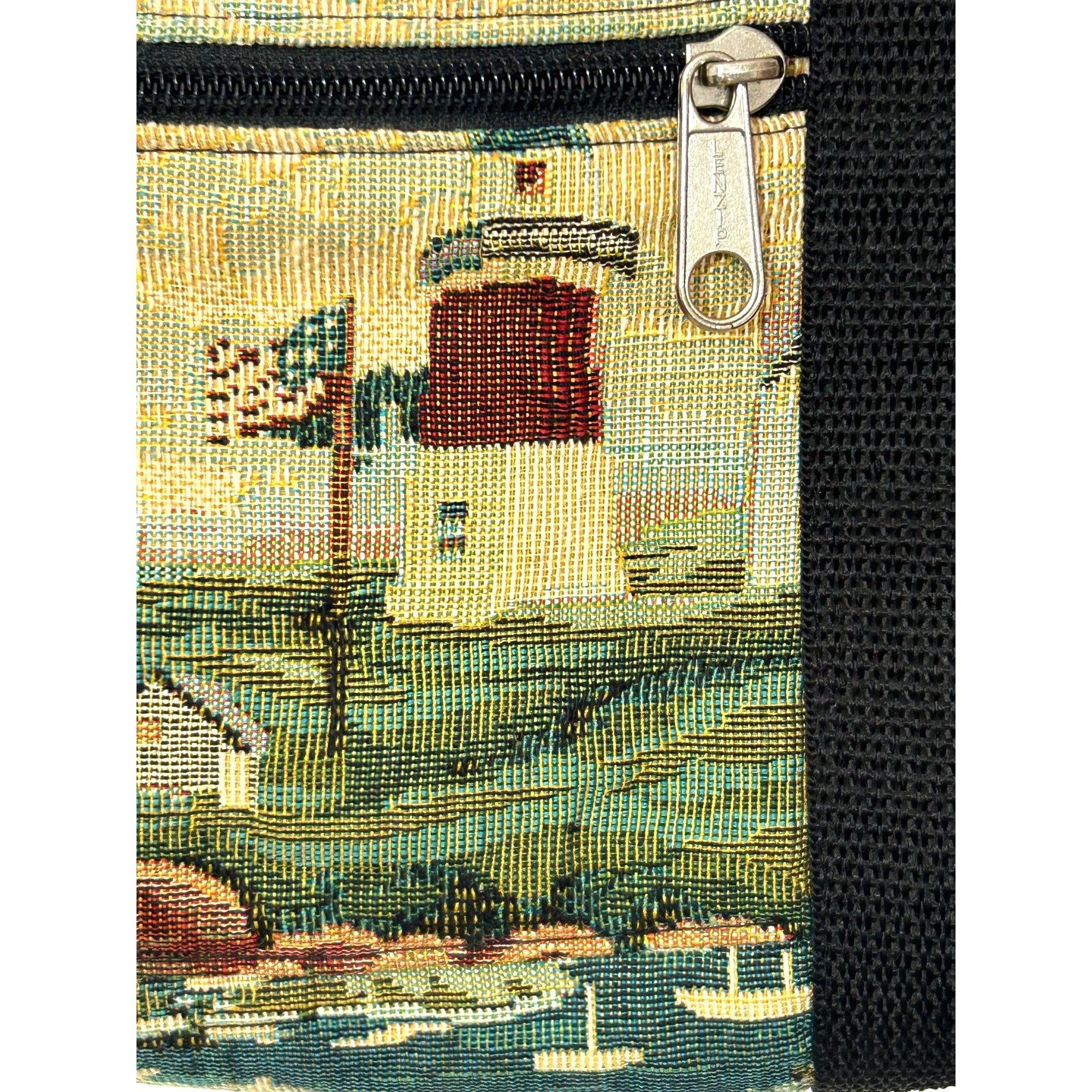 Other Tapestry Fabric Handbag Seaside Lighthouse Sailboats Seagull Size ONE SIZE - 13 Thumbnail
