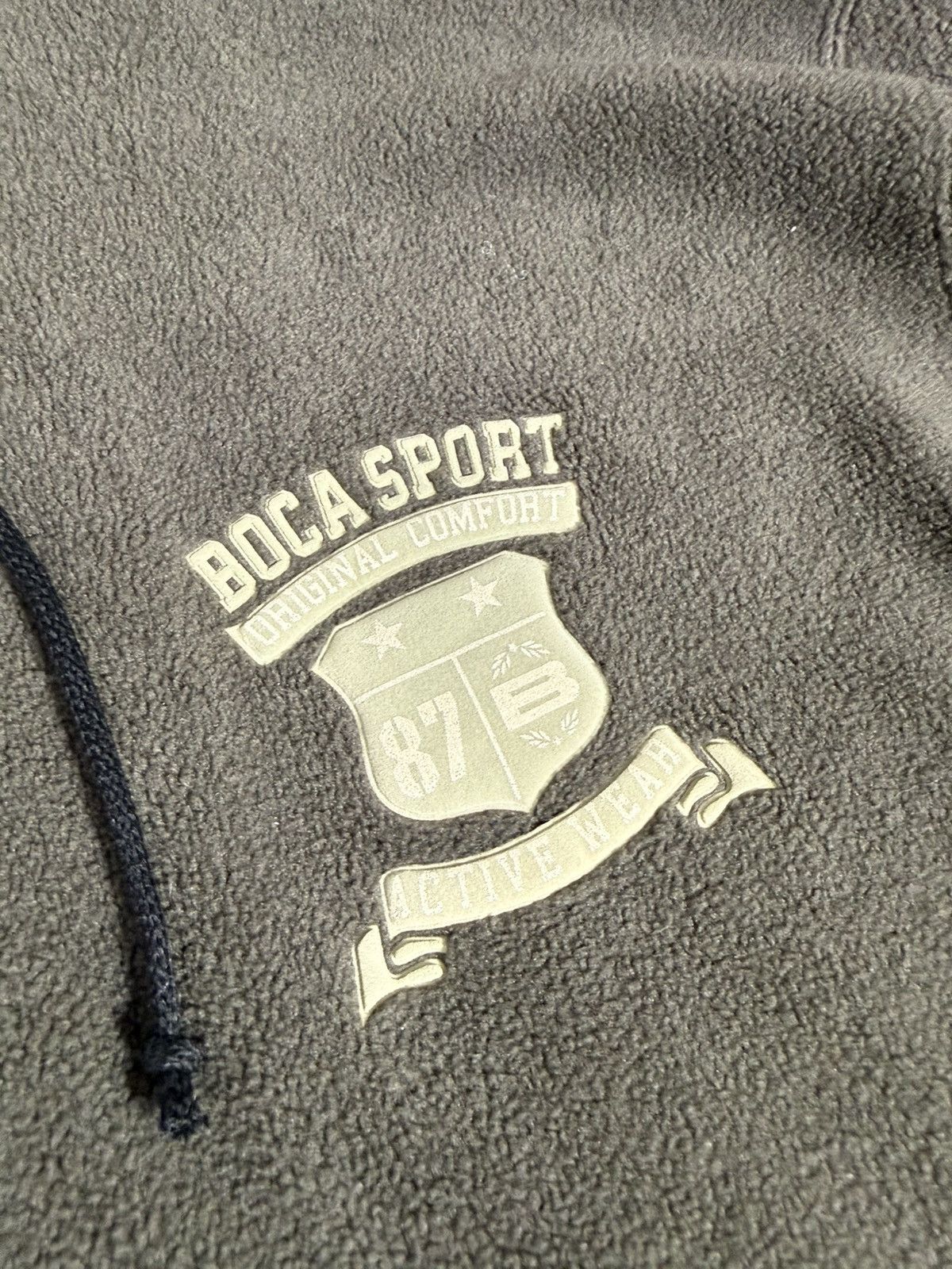 Vintage Y2K Vintage Made in Canada Boca Sports Zip-Up Fleece Hoodie Size US XL / EU 56 / 4 - 3 Thumbnail