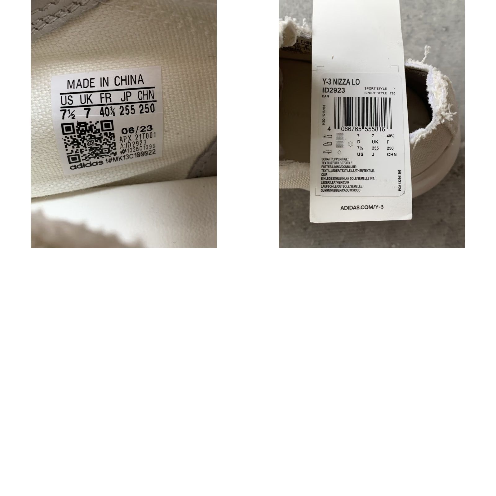 Adidas ADIDAS Y-3 NIZZA LOW WHITE Nike? Size US 7 / EU 40 - 8 Thumbnail