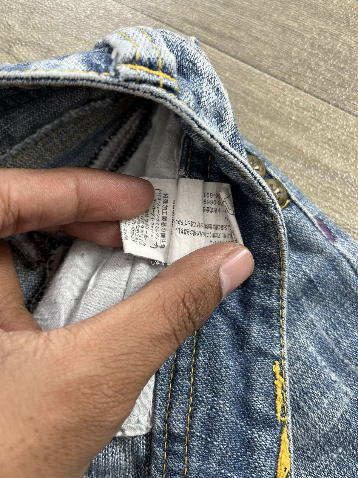 If Six Was Nine 2000s Heaven Winger Embrodiery Bootcut Lgb Style Flare Jeans Size US 30 / EU 46 - 12 Thumbnail