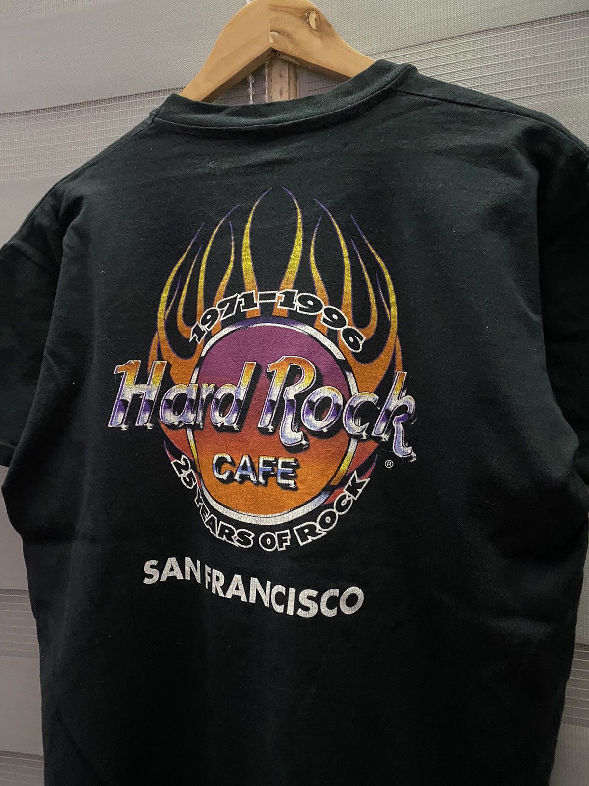 Hard Rock Cafe Vintage 90s Hard Rock Cafe Flames San Francisco Size US M / EU 48-50 / 2 - 2 Thumbnail
