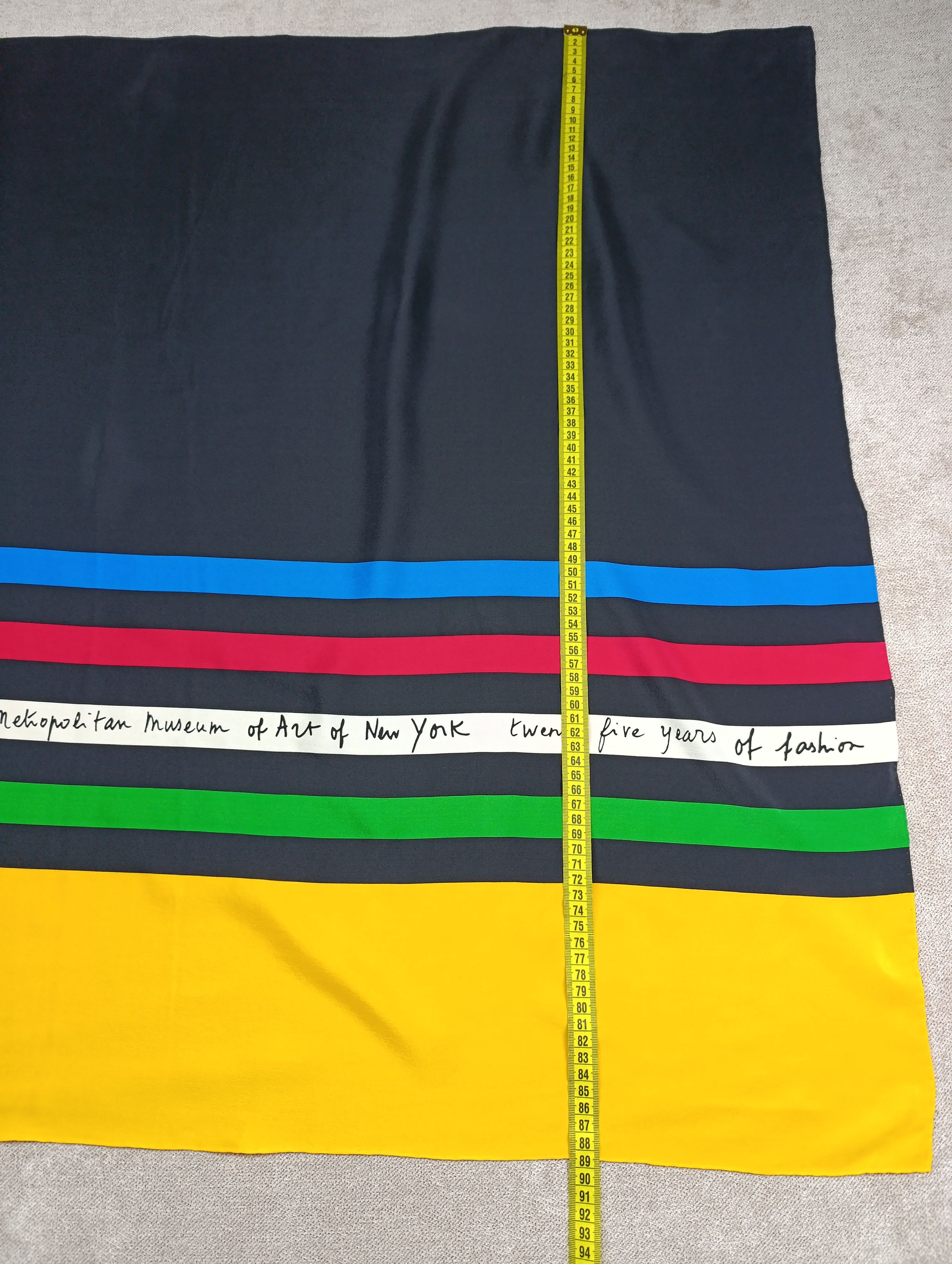 Yves Saint Laurent Yves Saint Laurent Silk Scarf – Metropolitan Museum of Art Size ONE SIZE - 9 Thumbnail