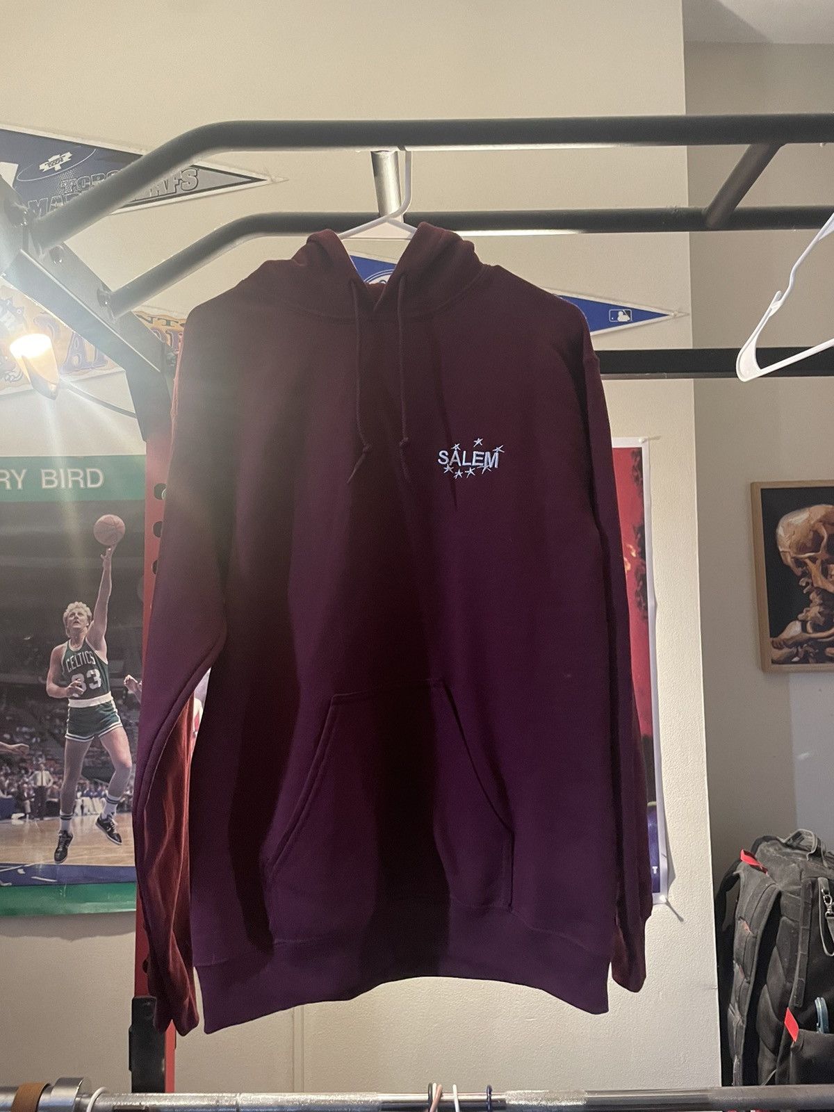 S4LEM S4LEM MIDWEST HOODIE BURGUNDY S Size US S / EU 44-46 / 1 - 1 Thumbnail