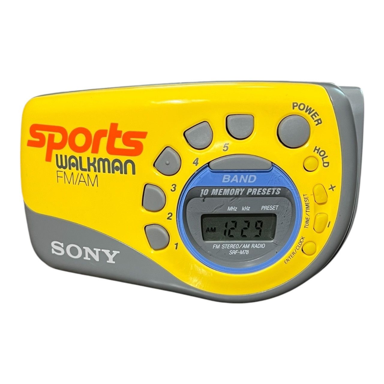 Sony × Vintage Vintage Sony Walkman Sports Radio Yellow Digital AM FM Size ONE SIZE - 2 Thumbnail
