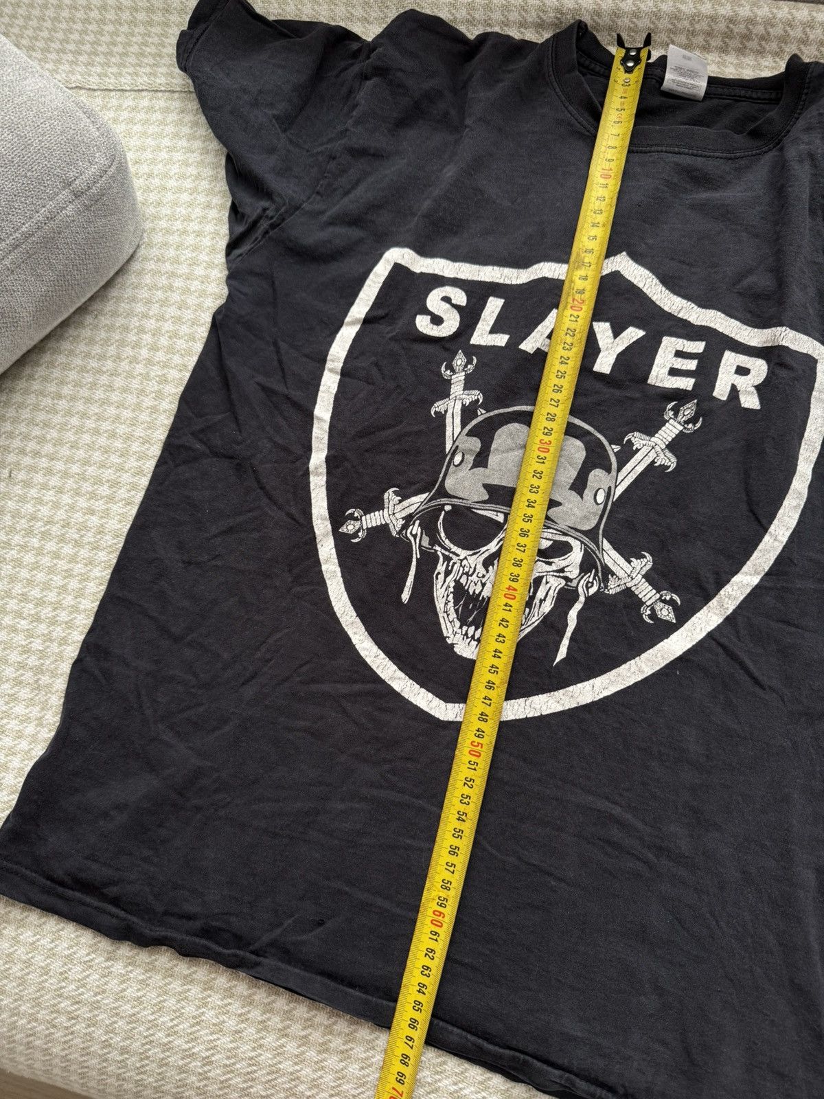 Slayer Vintage Slayer 2000s Raiders Rock T-Shirt Size US L / EU 52-54 / 3 - 11 Thumbnail