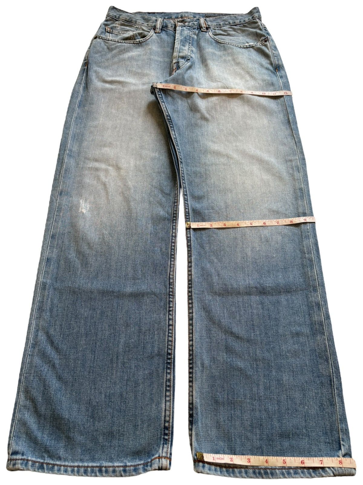 Volcom Vintage Volcom Button Fly Faded Wash Loose Baggy Jeans Size US 31 - 14 Thumbnail