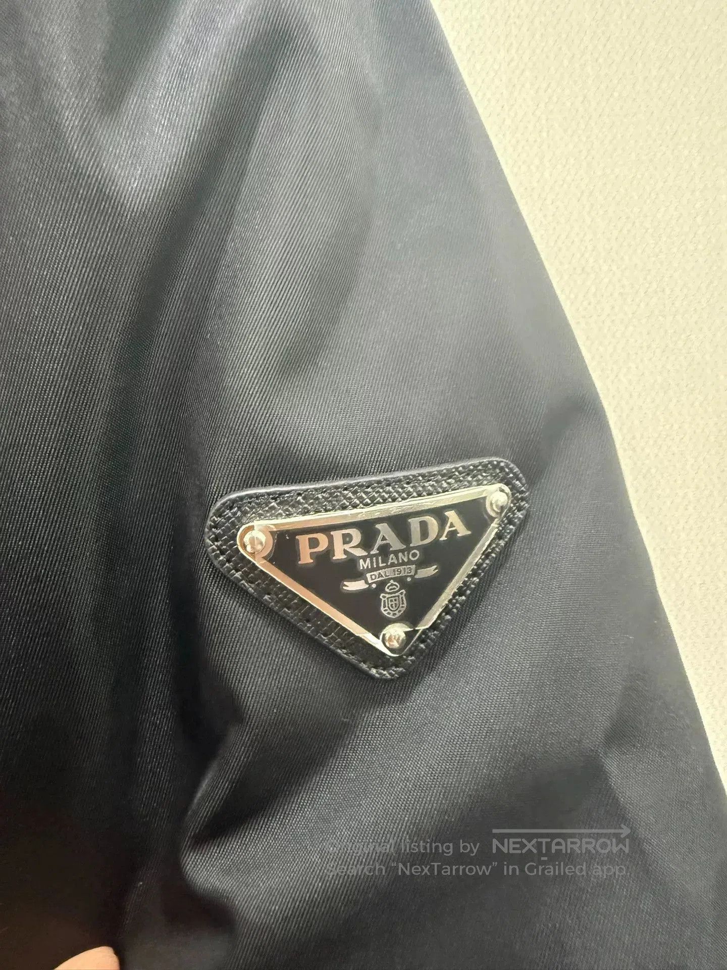 Prada Prada Triangle Logo Cotton Coat. Size US L / EU 52-54 / 3 - 6 Thumbnail