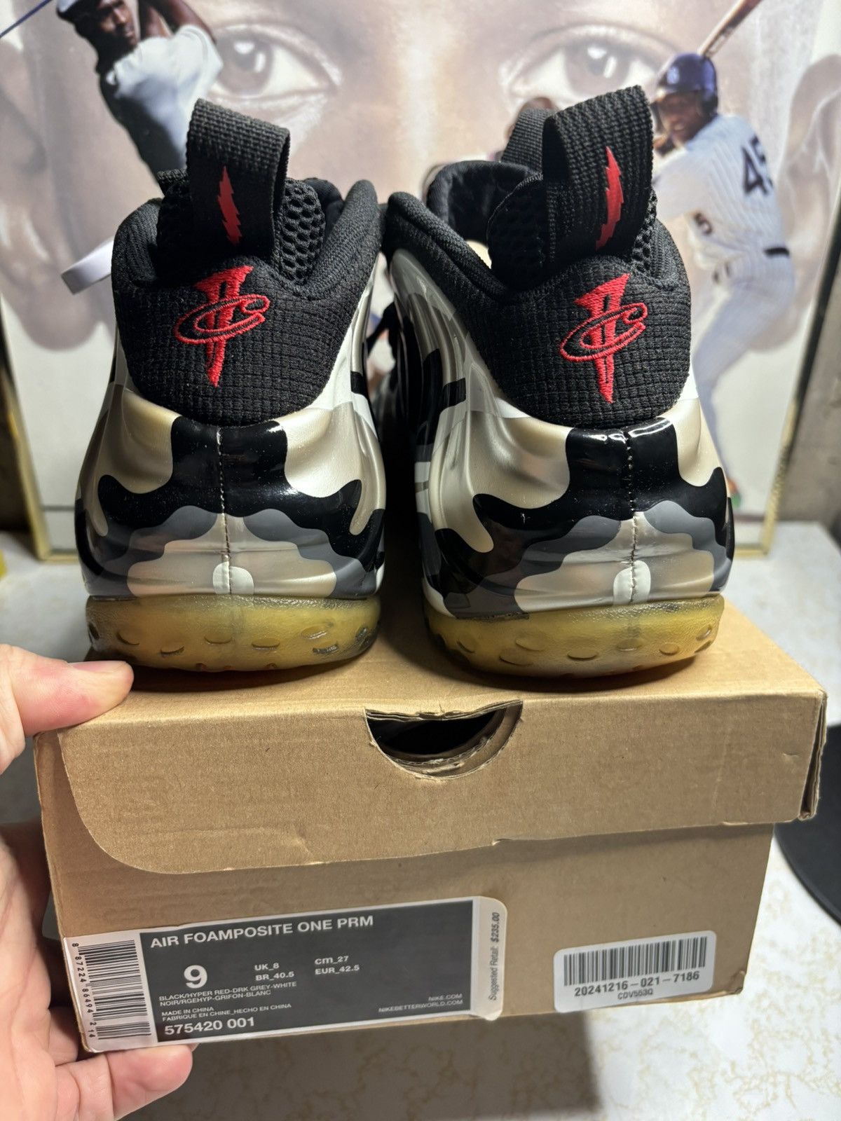 Jordan Brand Nike Foamposite ‘fighter jet’ Size US 9 / EU 42 - 7 Thumbnail