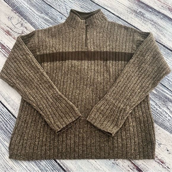 American Eagle Outfitters Vintage Y2K American Eagle Outfitters Men's Brown Ribbed 100 Size US L / EU 52-54 / 3 - 2 Thumbnail