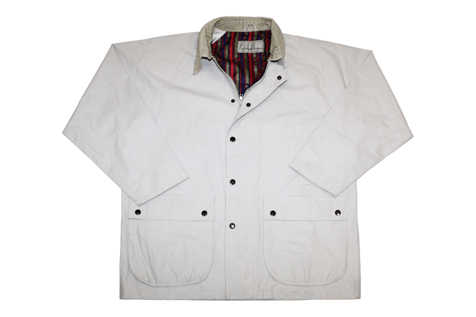 image of Italian Designers x Roberta Di Camerino VTG Roberta Di Camerino Pvc Vinyl Bedford Lined Jacket in L