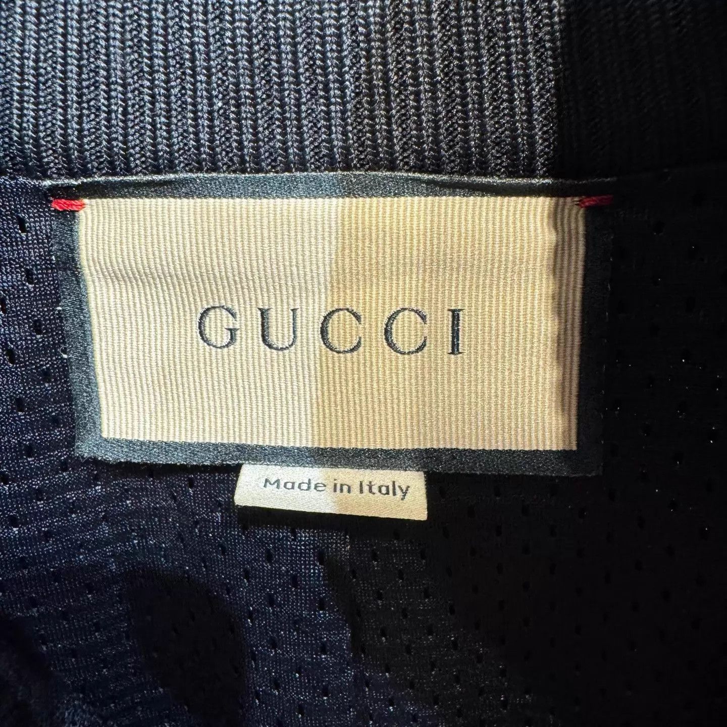 Gucci Gucci Black GG Monogram Tri-Color Webbing Zip Jacket Size US M / EU 48-50 / 2 - 6 Thumbnail