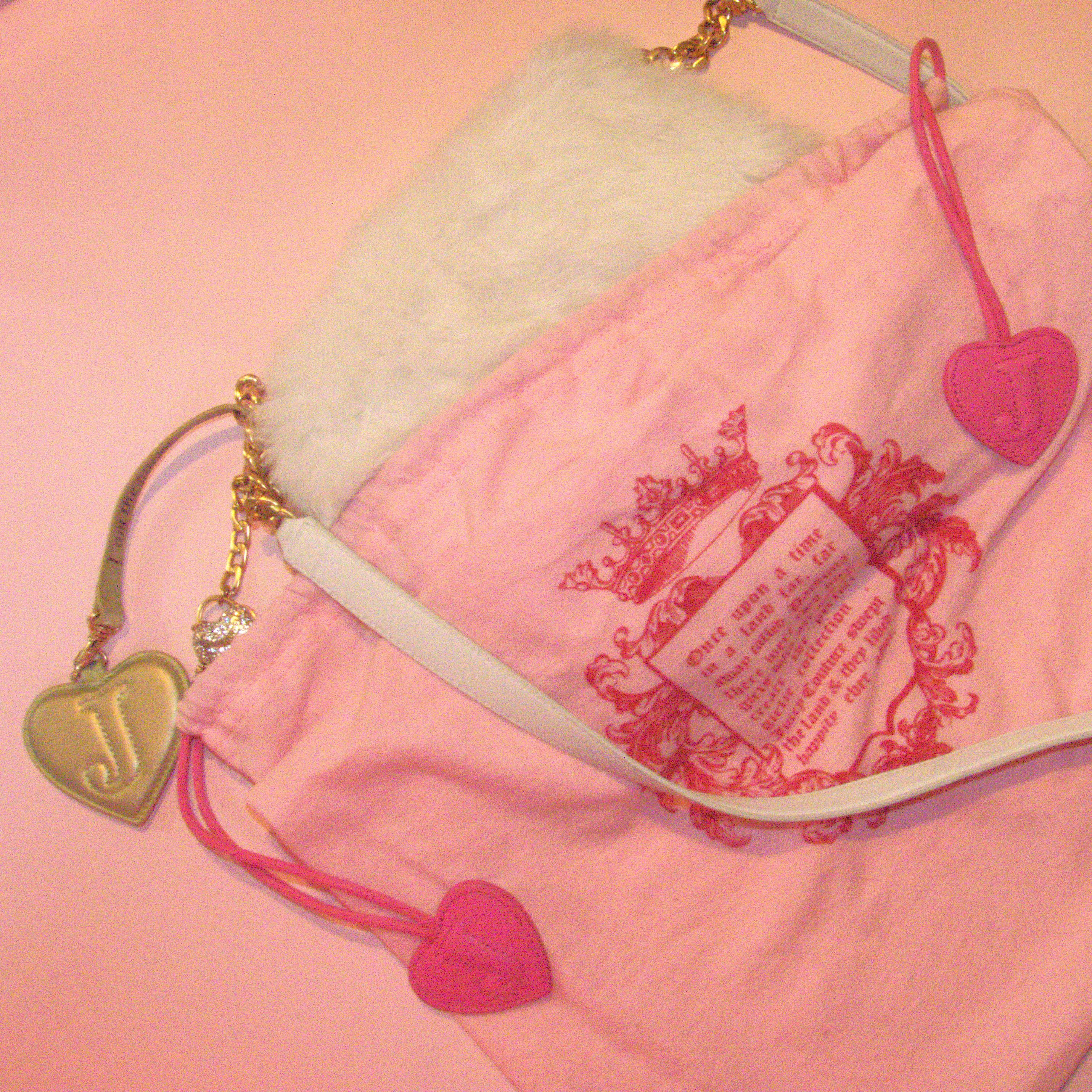 Juicy Couture Rare 2004 Vintage Juicy Couture REAL Rabbit Fur bag P&G Size ONE SIZE - 2 Thumbnail