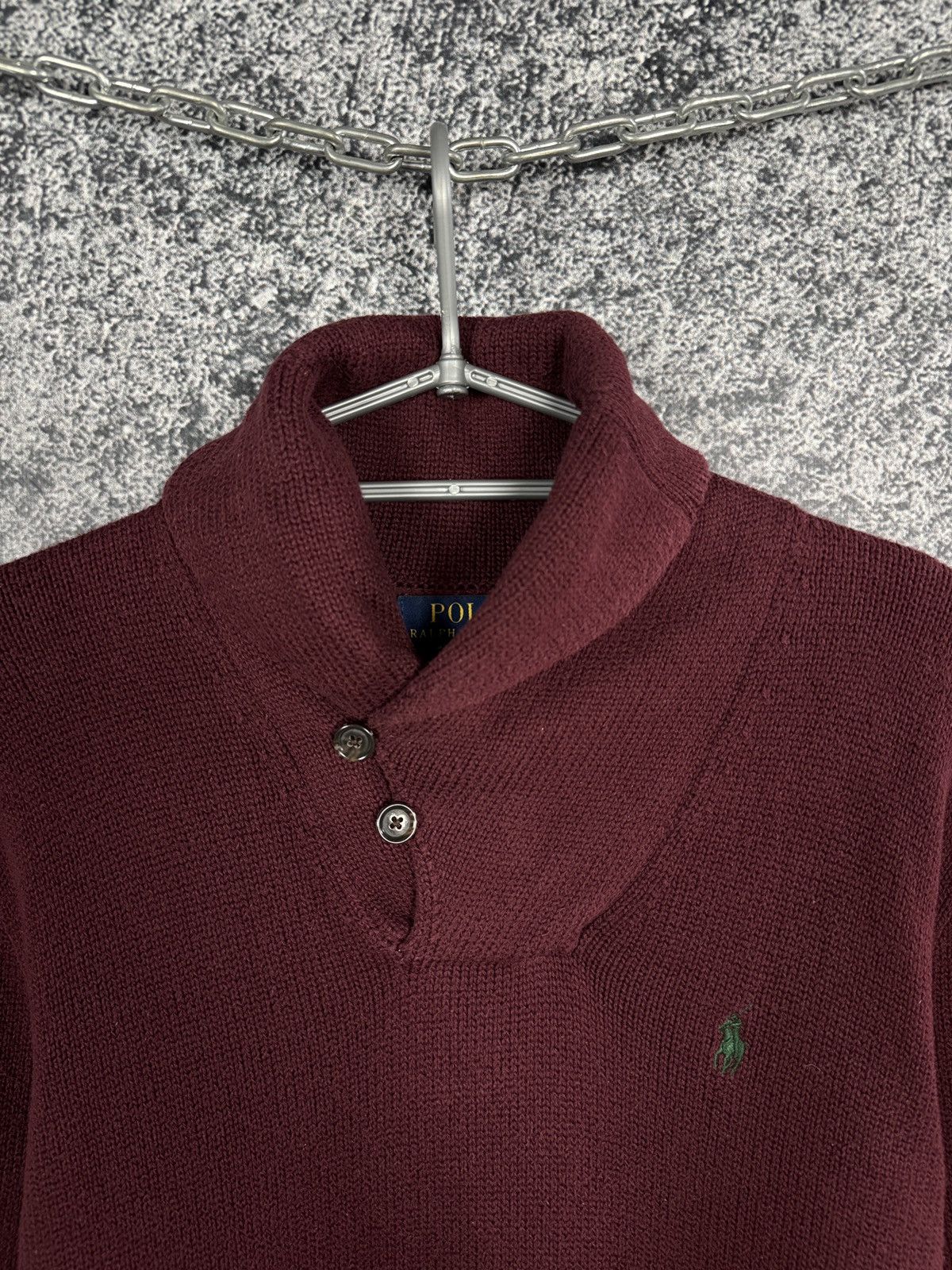 Polo Ralph Lauren Men’s Polo Ralph Lauren Shawl Knit Sweater Pullover Size M Size US M / EU 48-50 / 2 - 6 Thumbnail