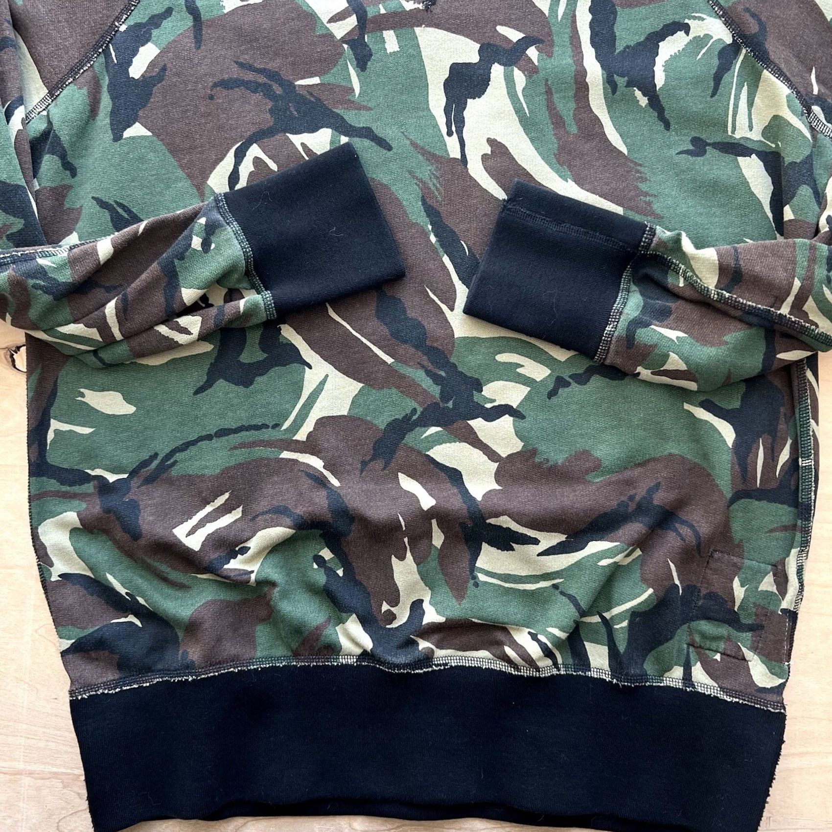 Rag & Bone rag & bone Sweatshirt Small Green Camouflage Pullover New York Military Punk Mens Size US S / EU 44-46 / 1 - 4 Thumbnail