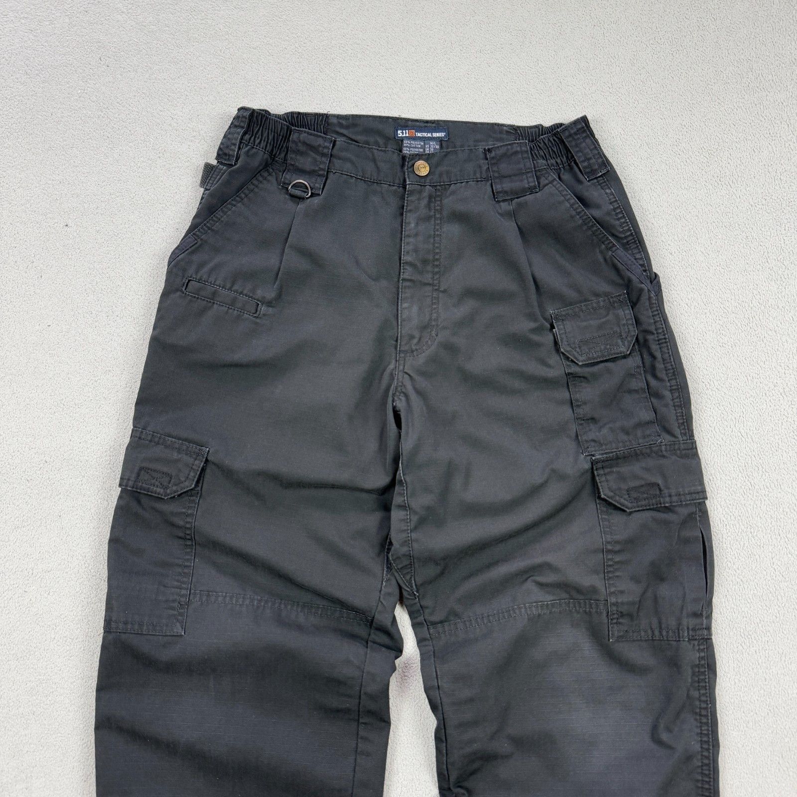 5.11 5.11 Tactical Pro Pants Gorpcore Black Ripstop Cargo 32x30 Size US 32 / EU 48 - 6 Thumbnail