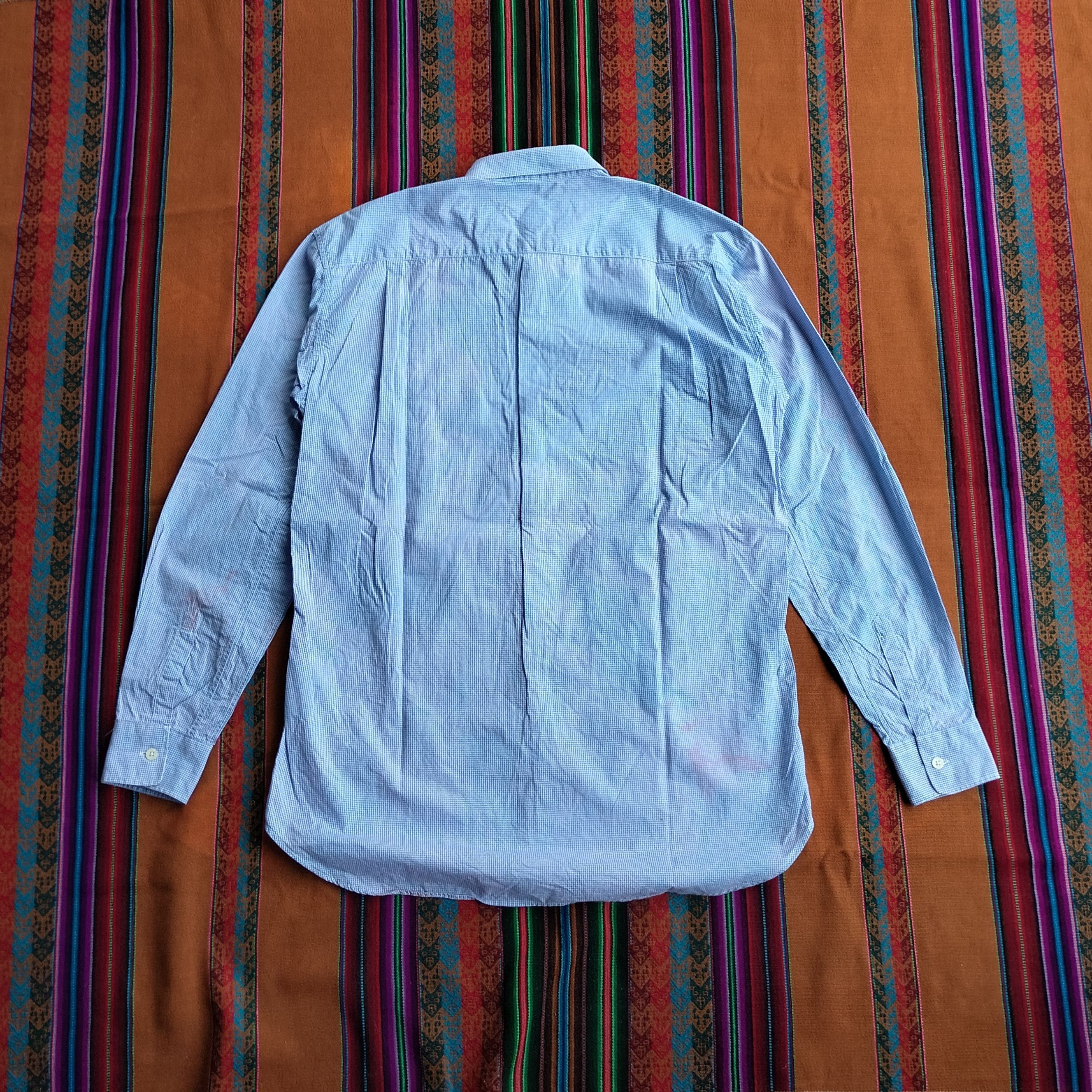 Rei Kawakubo CDG shirt Catton Panelled gingham Ls shirt Size US L / EU 52-54 / 3 - 14 Thumbnail