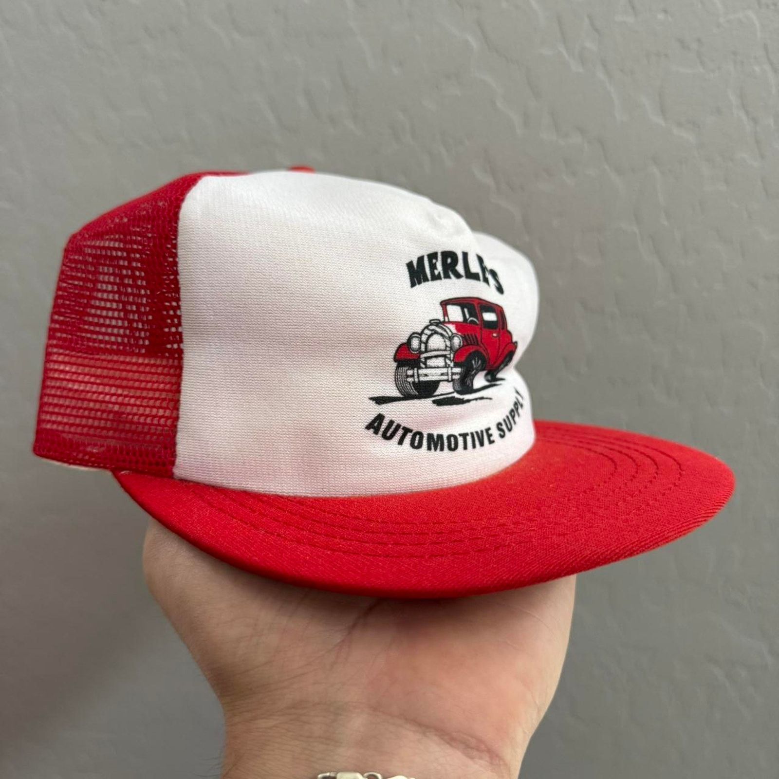 Other Vintage 80s Merles Automotive Supply Snapback Hat Size ONE SIZE - 3 Thumbnail