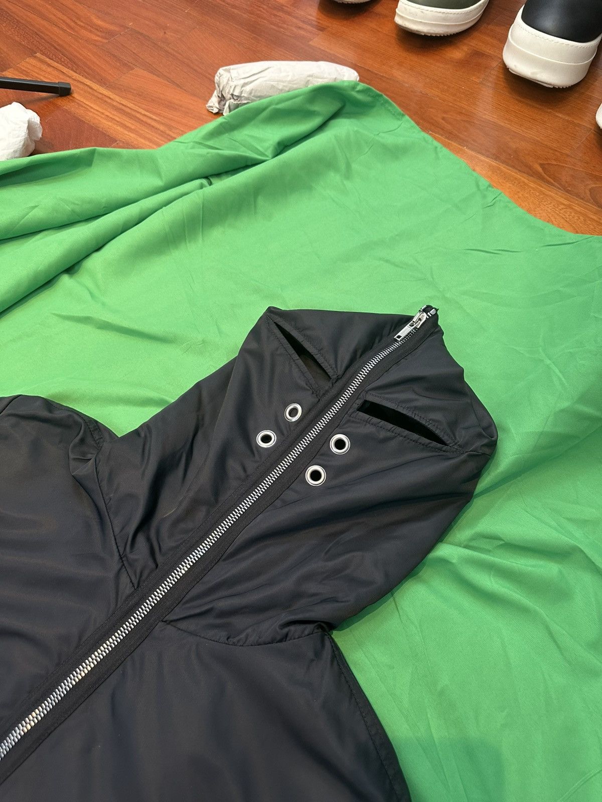 Rick Owens Drkshdw Rick Owens Drkshdw gimp Jacket Size US L / EU 52-54 / 3 - 4 Thumbnail