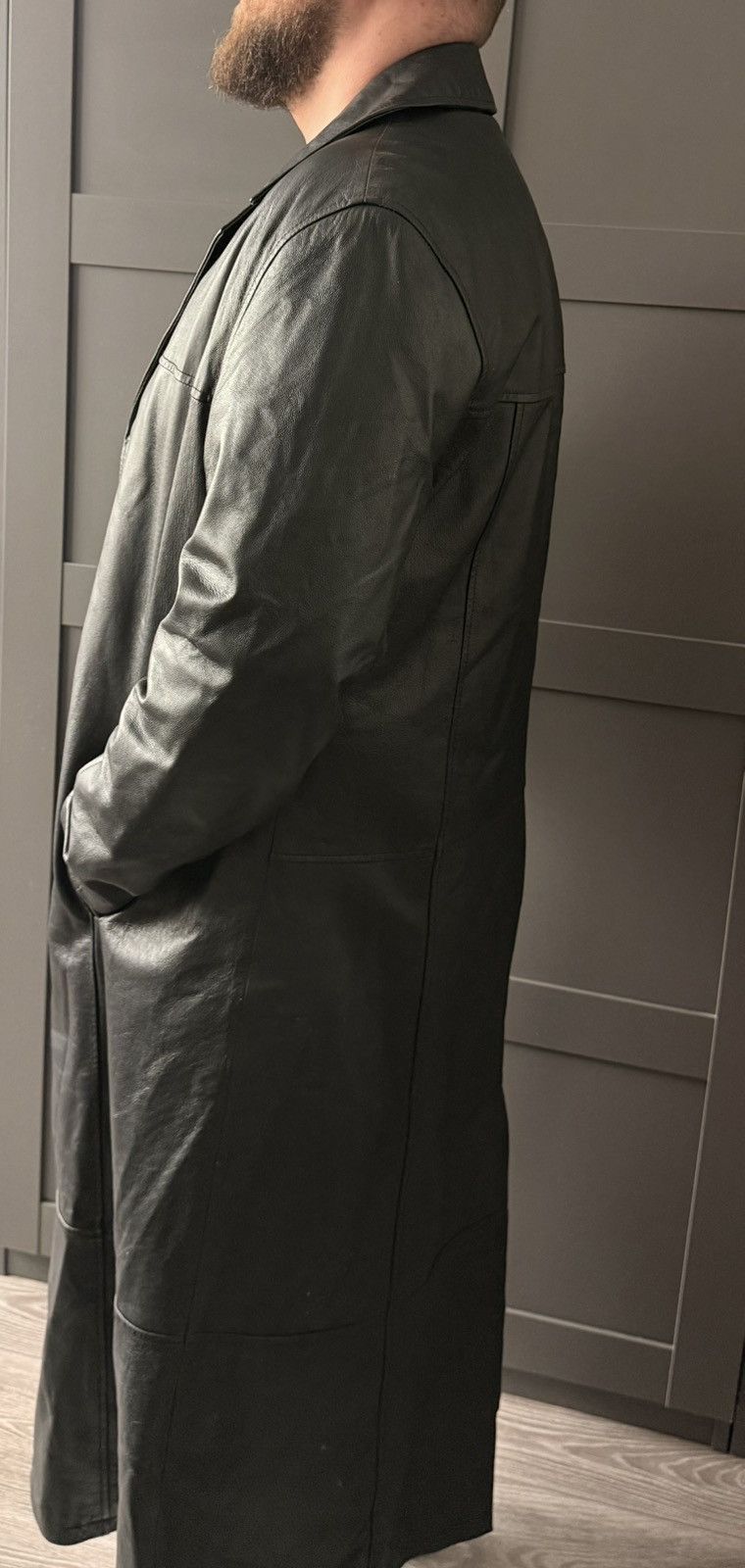 Warner Bros 2003 The Matrix Official Leather Trench Coat Warner Bros XL Size US XL / EU 56 / 4 - 15 Thumbnail