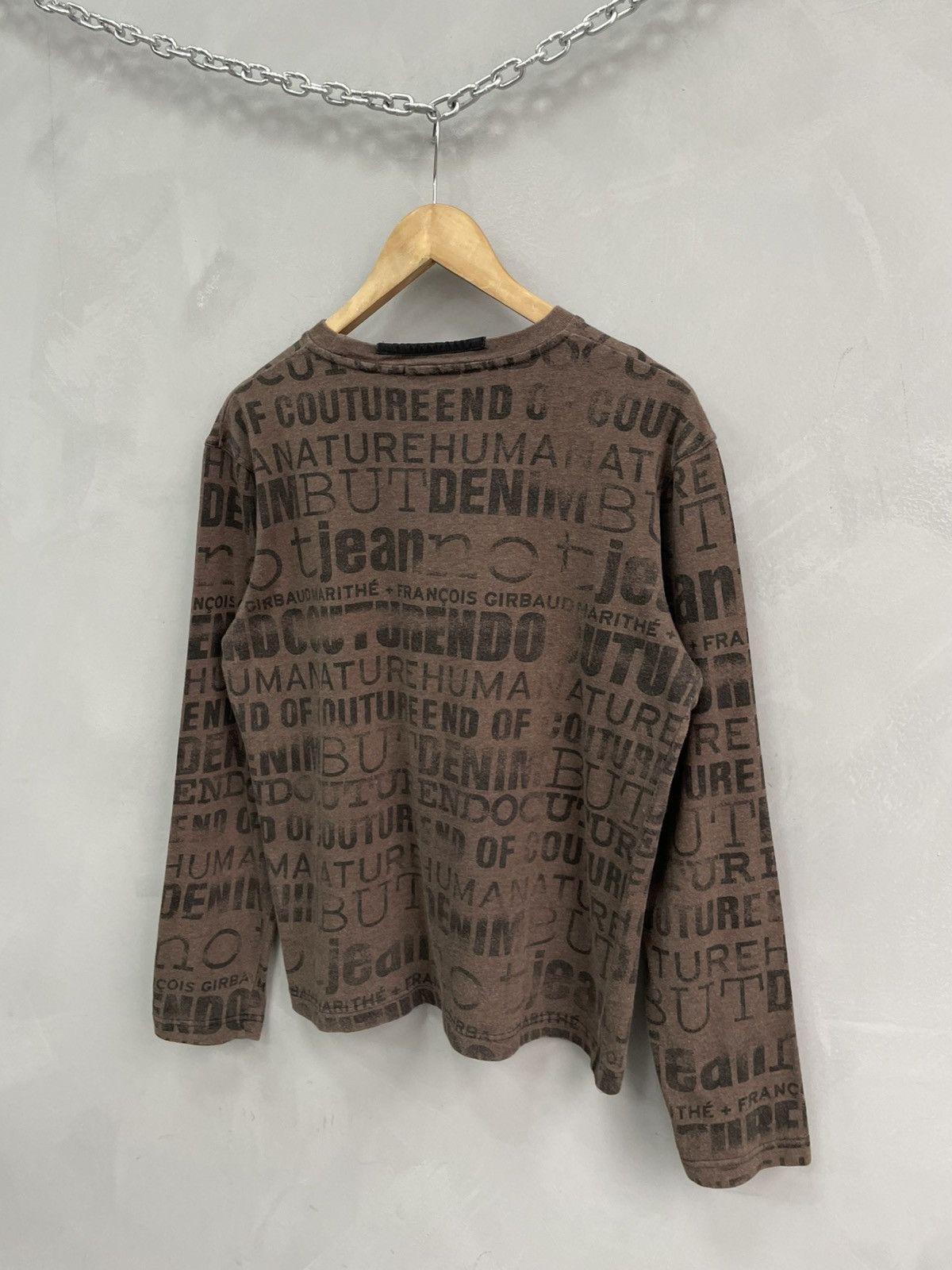 Marithe + Francois Girbaud Rare Marithe Francois Girbaud Monogram long sleeve tee Size US M / EU 48-50 / 2 - 10 Thumbnail
