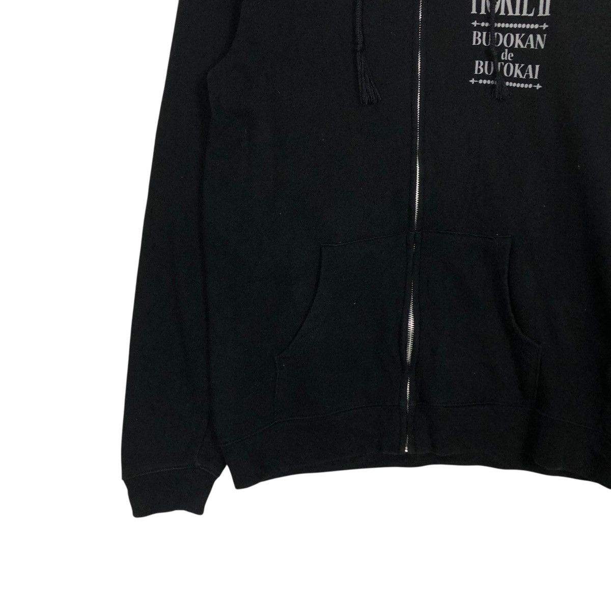 Cartoon Network 🔥RICH BLACK VINTAGE ZIPPER HOODIE YUI HORIE II BUDOKAN Size US S / EU 44-46 / 1 - 6 Thumbnail