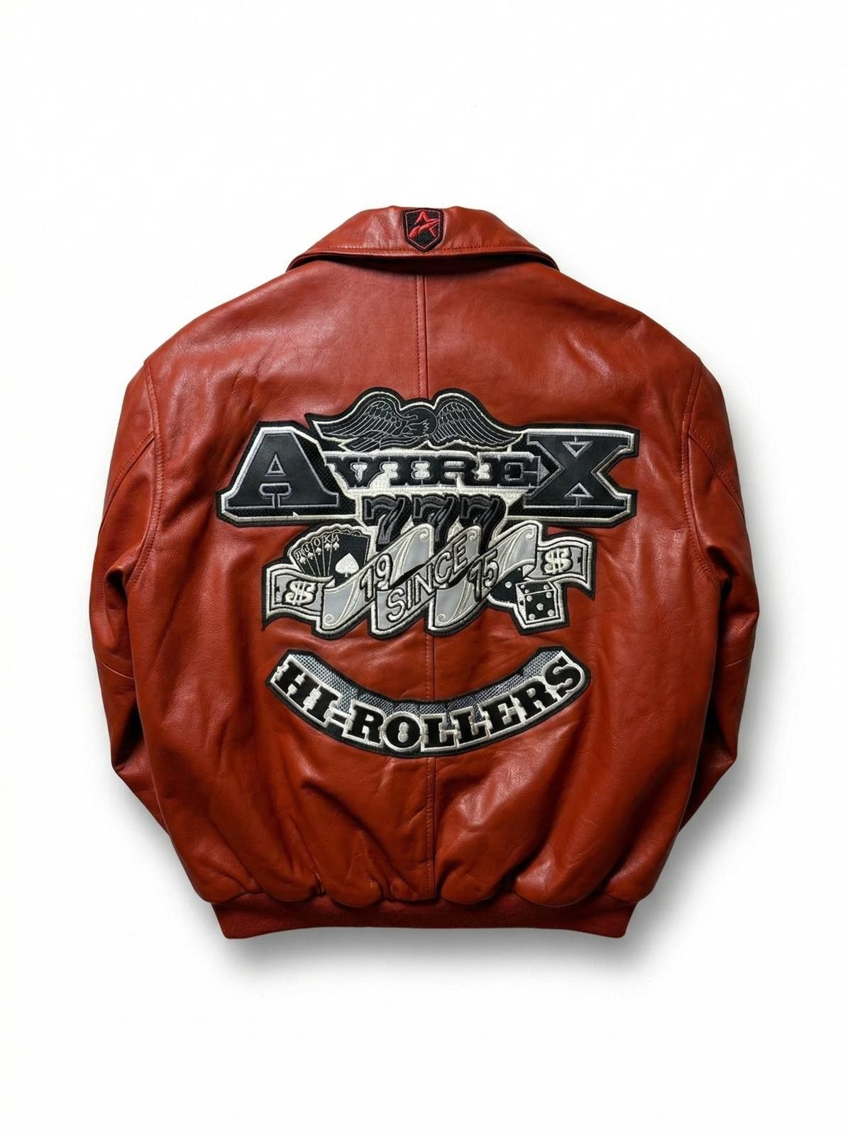 Avirex Avirex - Vintage Leather Bomber Size US L / EU 52-54 / 3 - 1 Thumbnail