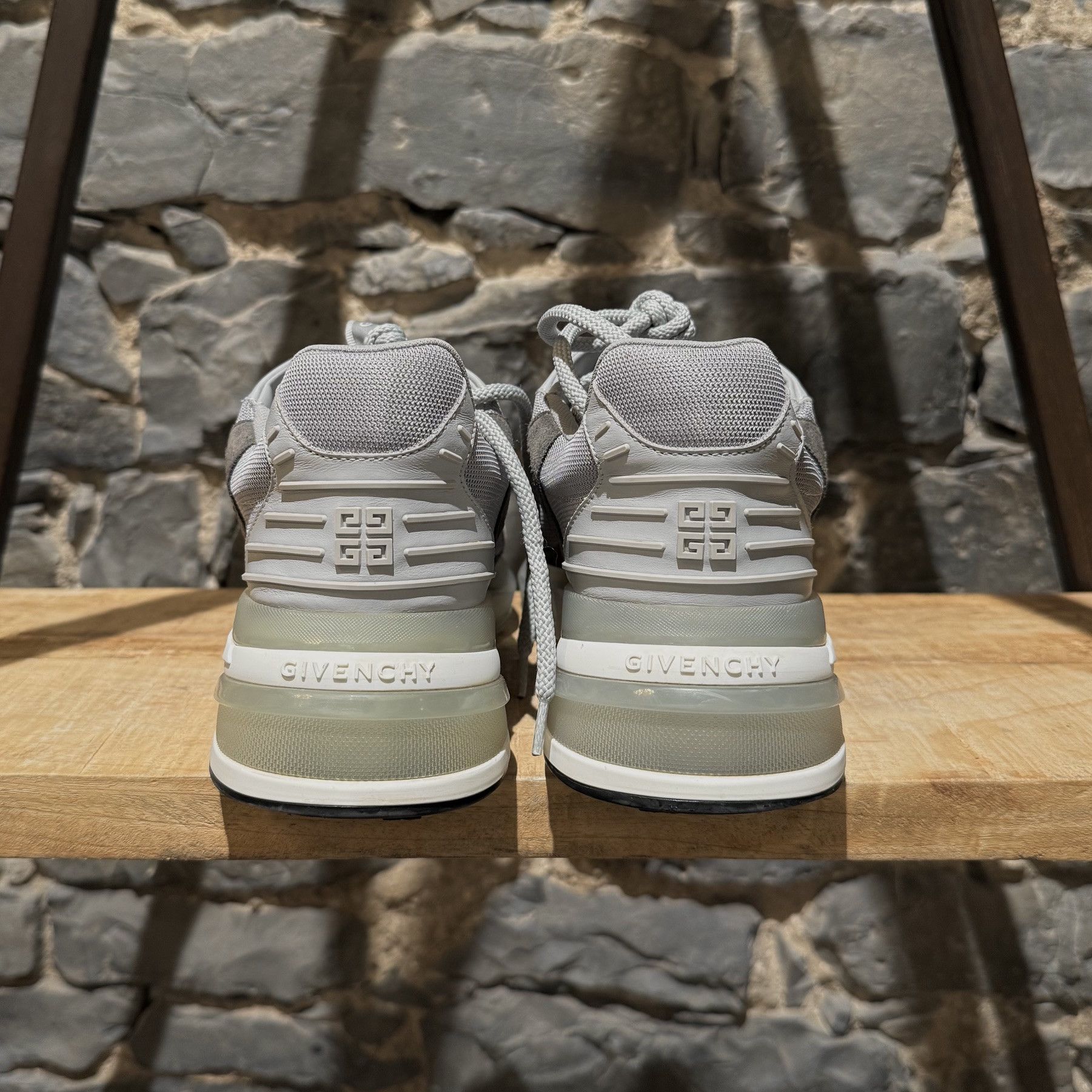 Givenchy Givenchy Giv 1 Mountain Cloud Grey Mesh Low-top Sneakers Size US 11 / EU 44 - 5 Thumbnail