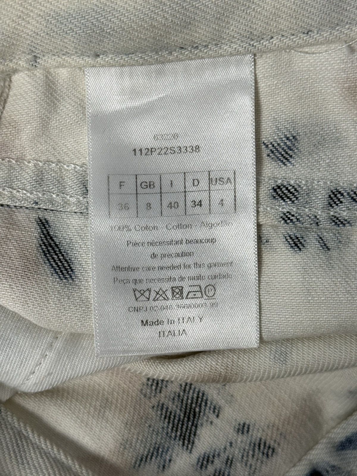 Dior Dior Tie Dye Denim Wide Leg Size 26" / US 2 / IT 38 - 21 Thumbnail