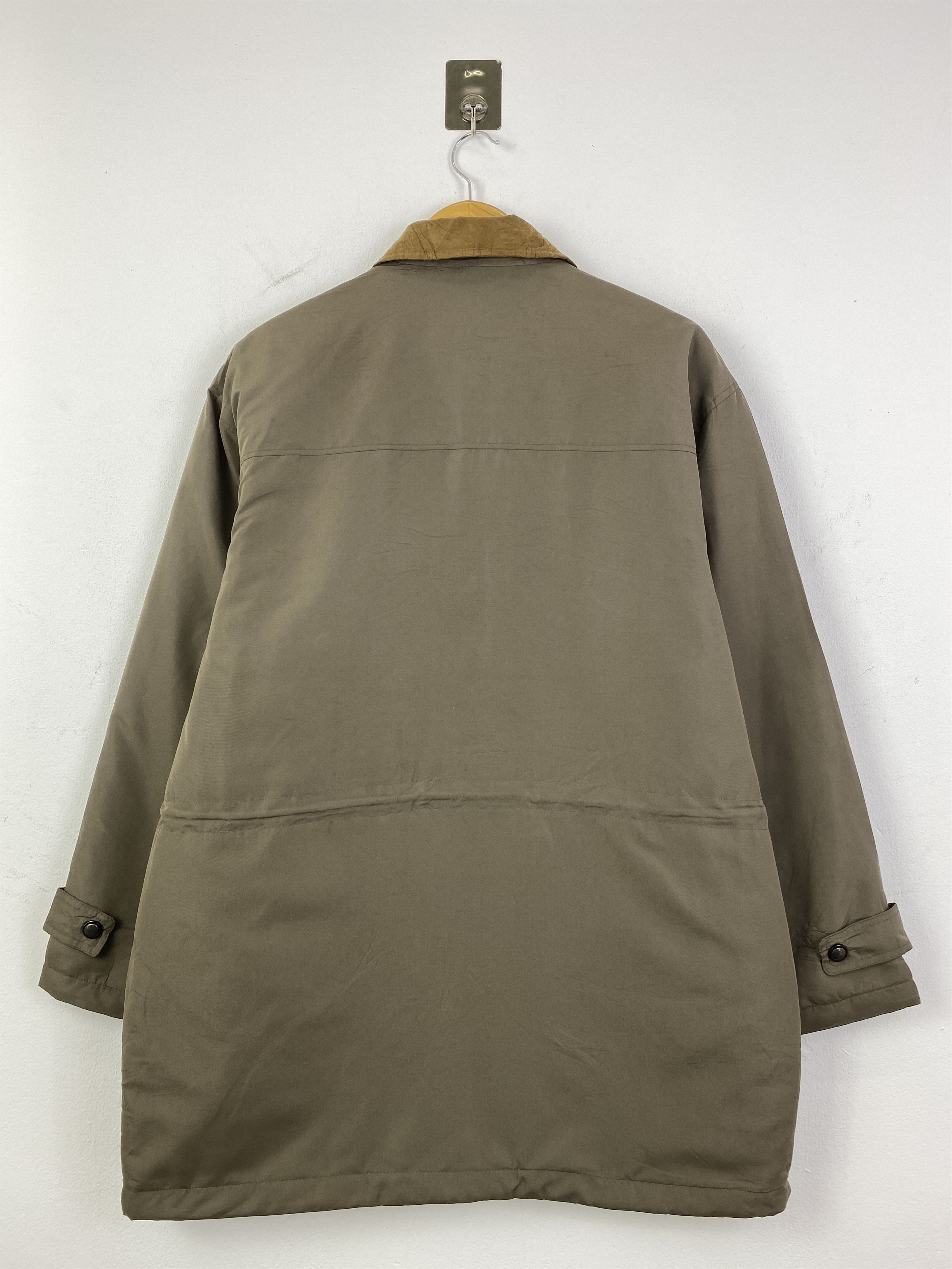 Japanese Brand Vtg 90s Troy Bros Barn Coat Corduroy Collar Jacket JA0216 Size US L / EU 52-54 / 3 - 2 Thumbnail