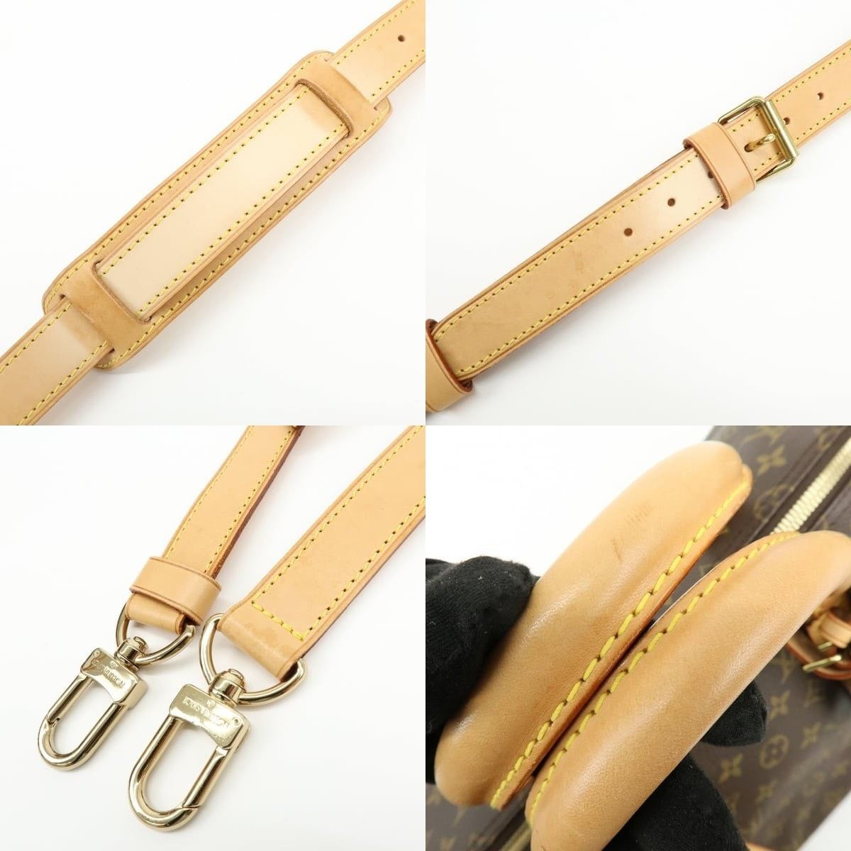 Louis Vuitton Louis Vuitton Monogram Keepall Bandouliere 50 Duffle Bag Size ONE SIZE - 4 Thumbnail