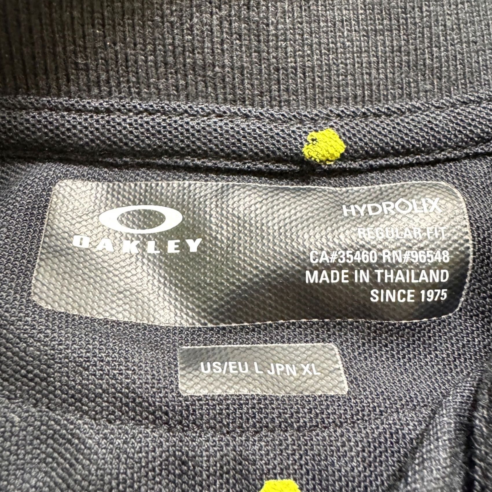 Oakley Oakley Polo Shirt Men XL Regular Hydrolix Spotted Golf Activewear Black Polo Shirt Mens XL Regular Hydrolix Spotted Golf Activewear Size US XL / EU 56 / 4 - 3 Thumbnail