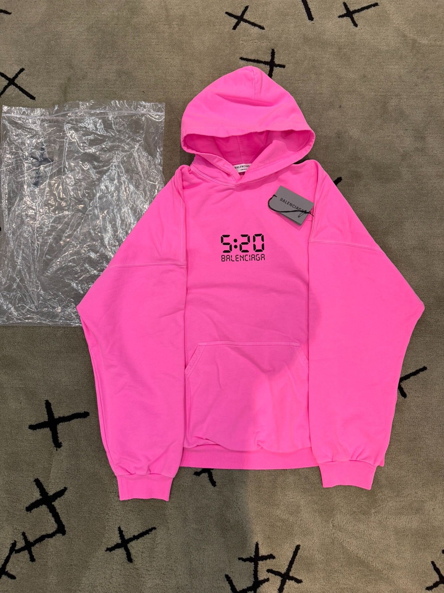 Balenciaga Pink Balenciaga Hoodie for Valentine's Day Size US L / EU 52-54 / 3 - 1 Thumbnail