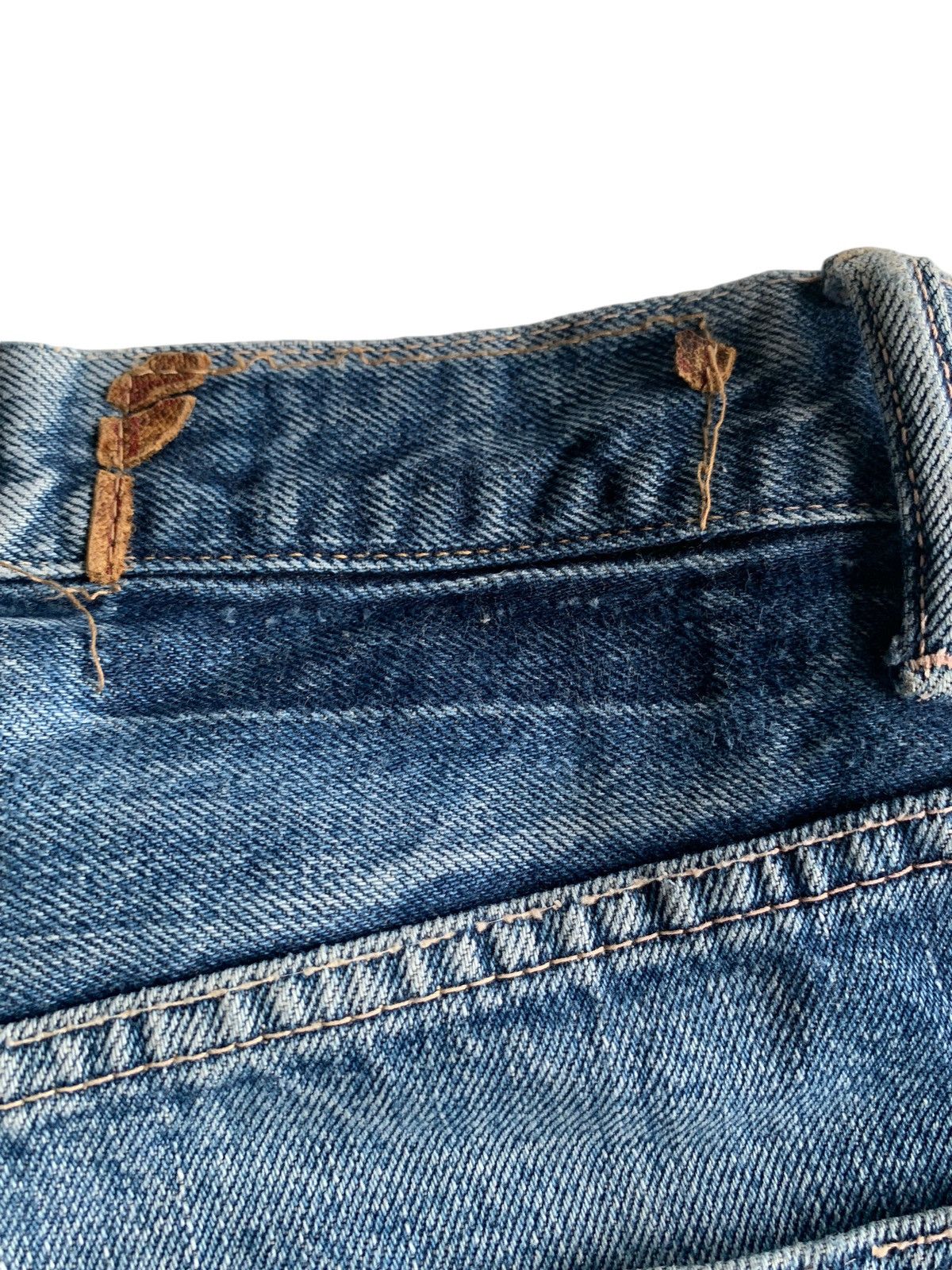Japanese Brand × Jean Vintage Hr Market Button Fly Selvedge Distressed Denim Size US 30 / EU 46 - 14 Thumbnail