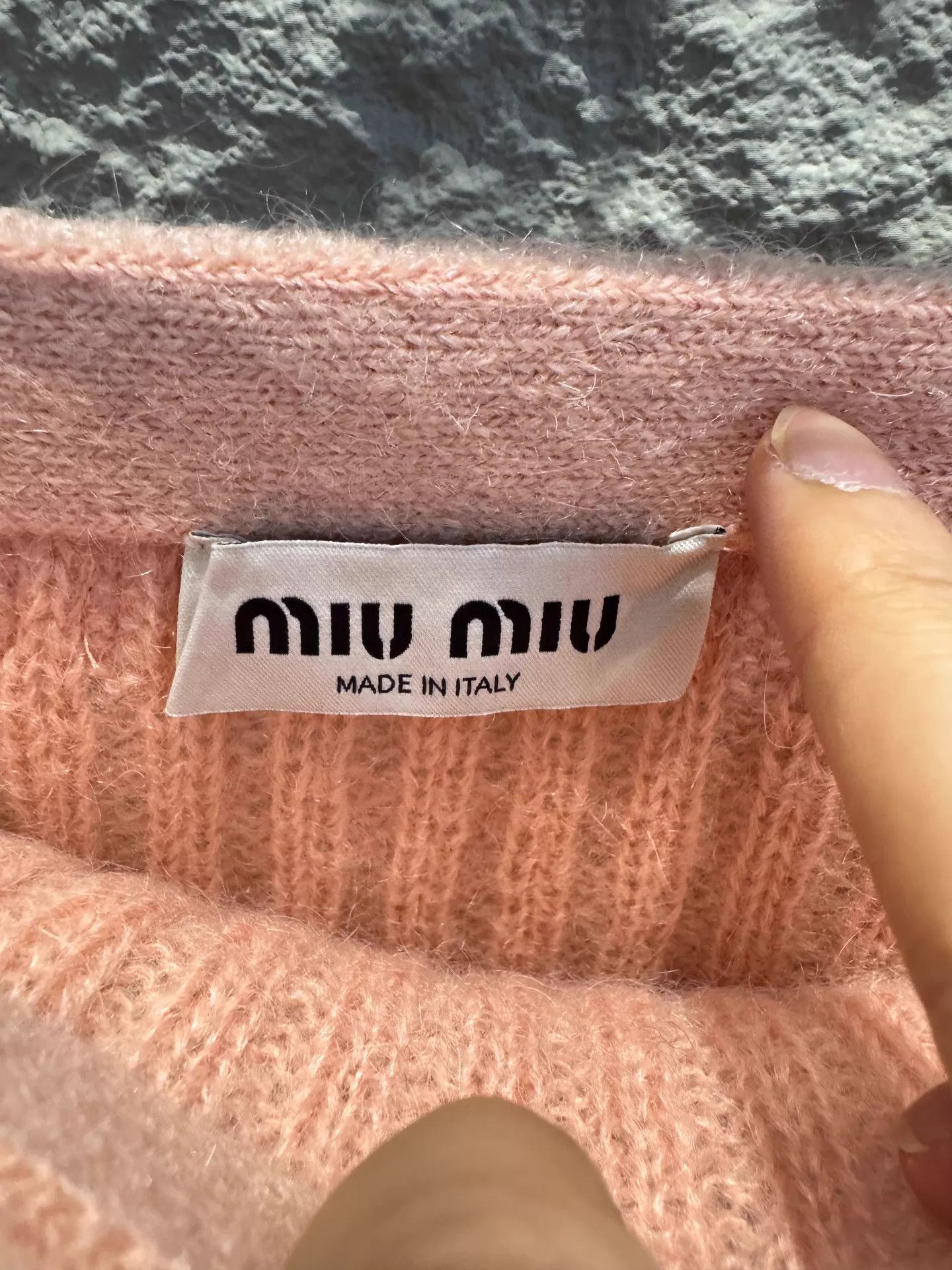 Miu Miu MIU MIU 25AW women's knit midi pink skirt 38 IT Size 26" / US 2 / IT 38 - 5 Thumbnail