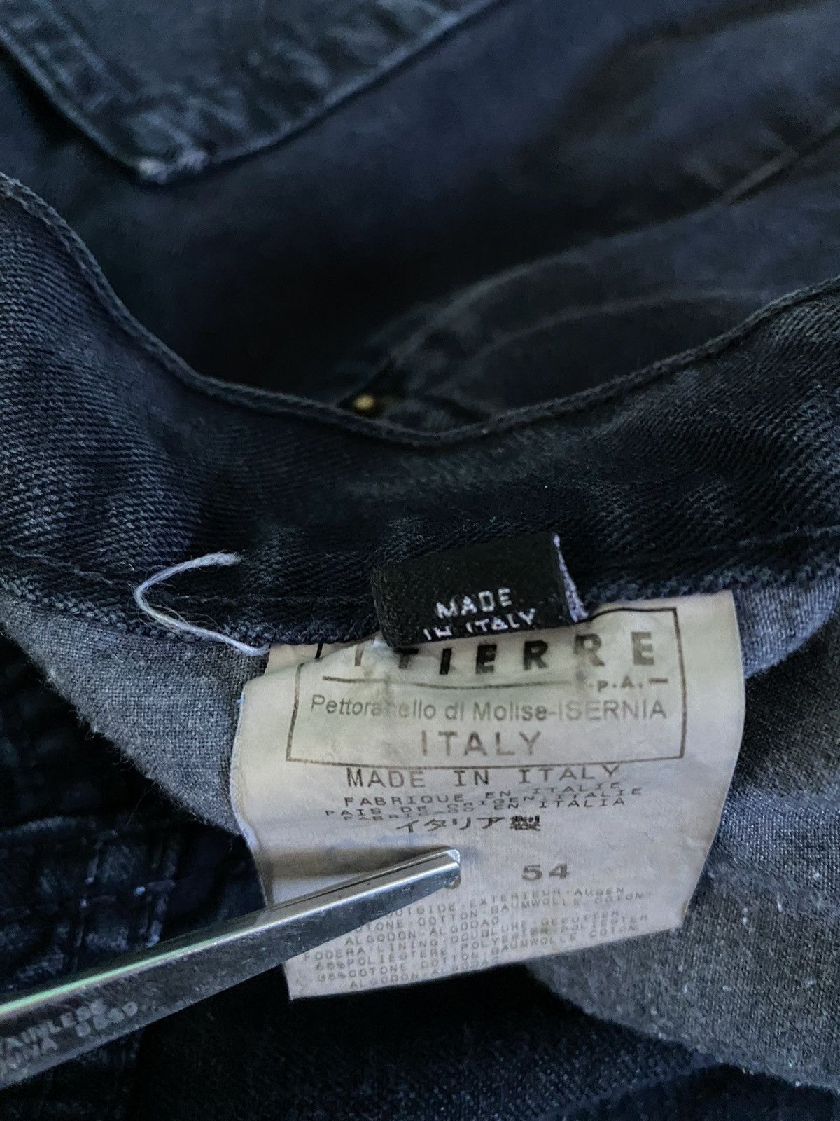 Dolce & Gabbana Dolce & Gabbana Double BIG LOGO Faded Black Denim Pants Size US 37 - 14 Thumbnail