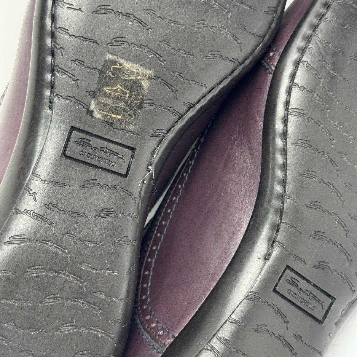 Santoni Santoni Caoutchouc Italy - Purple Low-top Leather Sneakers🔥 Size US 9 / EU 42 - 17 Thumbnail