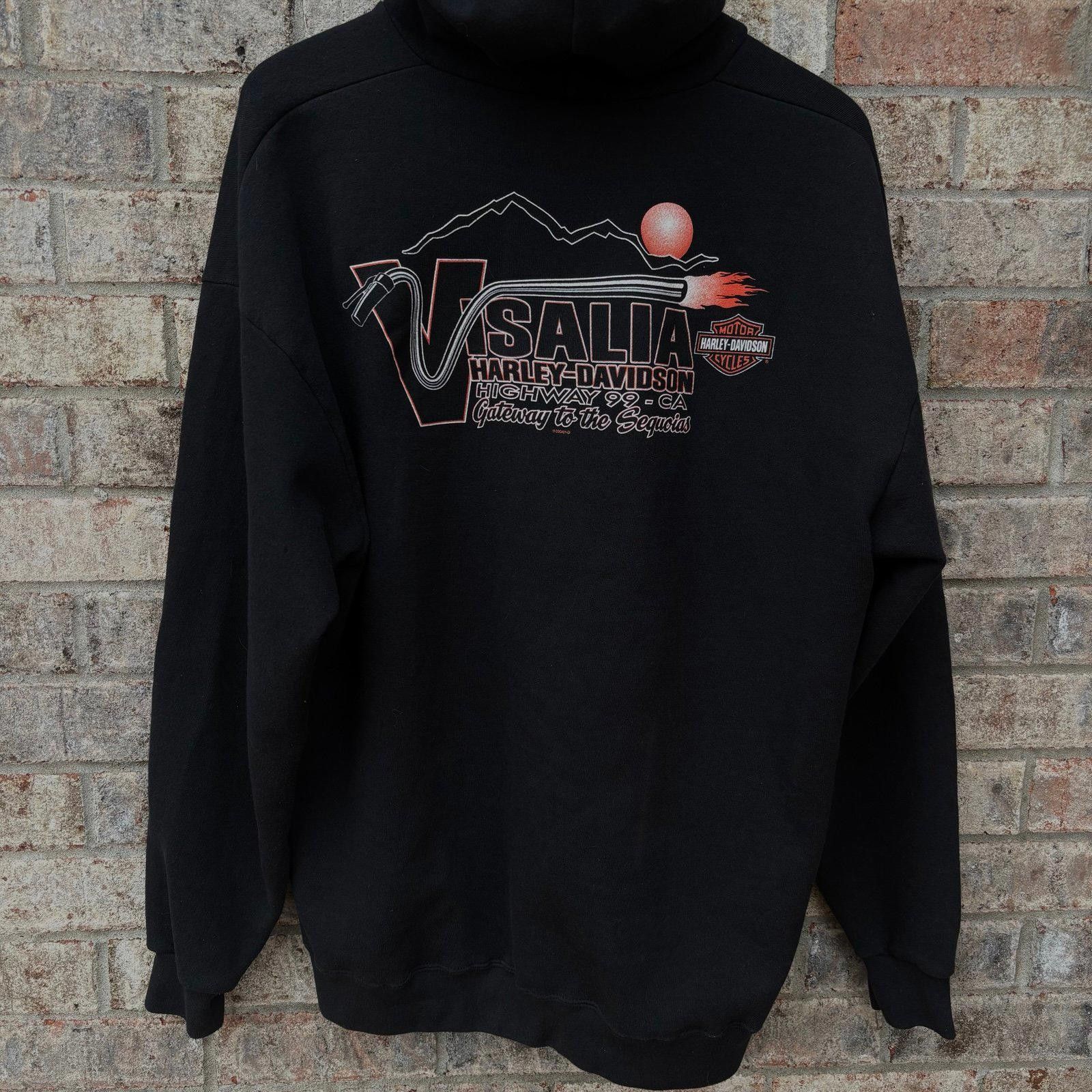Harley Davidson Vintage Harley Davidson hoodie jacket Size US XL / EU 56 / 4 - 2 Thumbnail