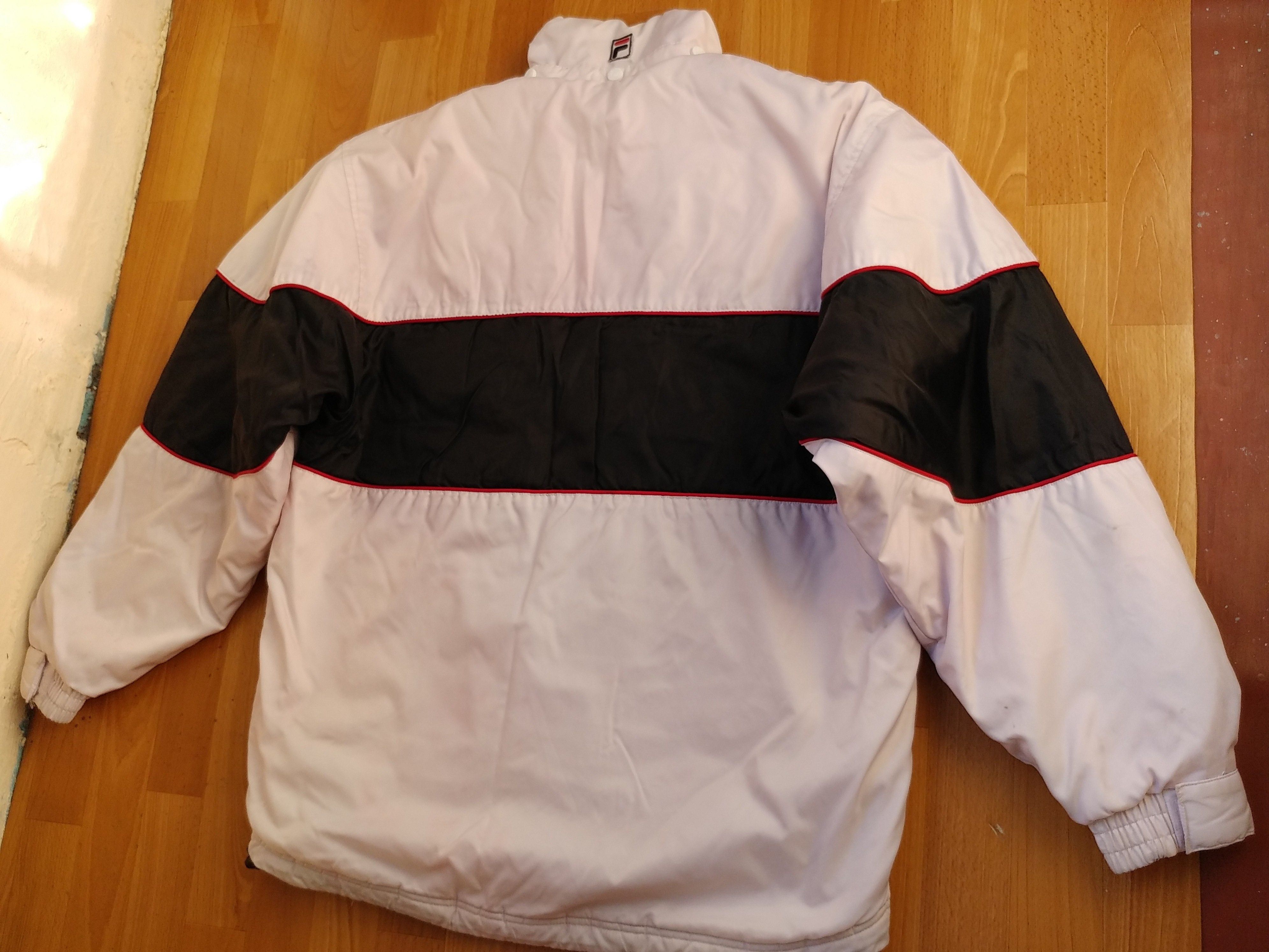 Fila FILA jacket, white, vintage bomber, 90s hip hop, 1990s L Size US L / EU 52-54 / 3 - 12 Thumbnail