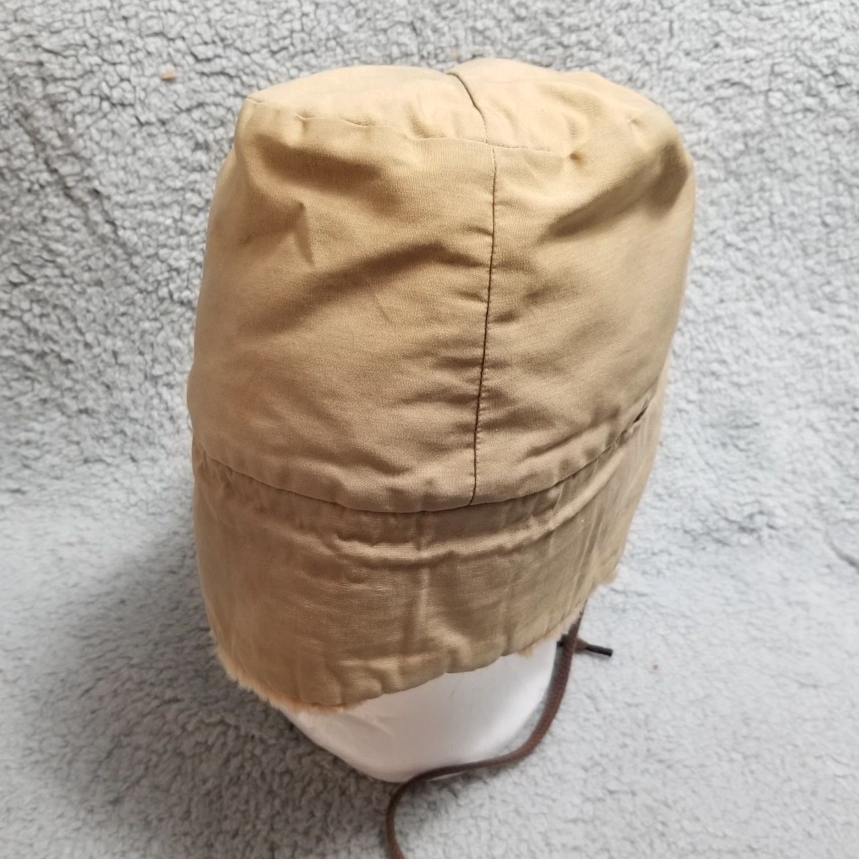 Vintage VINTAGE Aviator Trapper Hat Leather & Shearling Mens Large Brown Paul Leinburd Crowncap Hat Adult Large Brown Leather Bill Size ONE SIZE - 5 Thumbnail