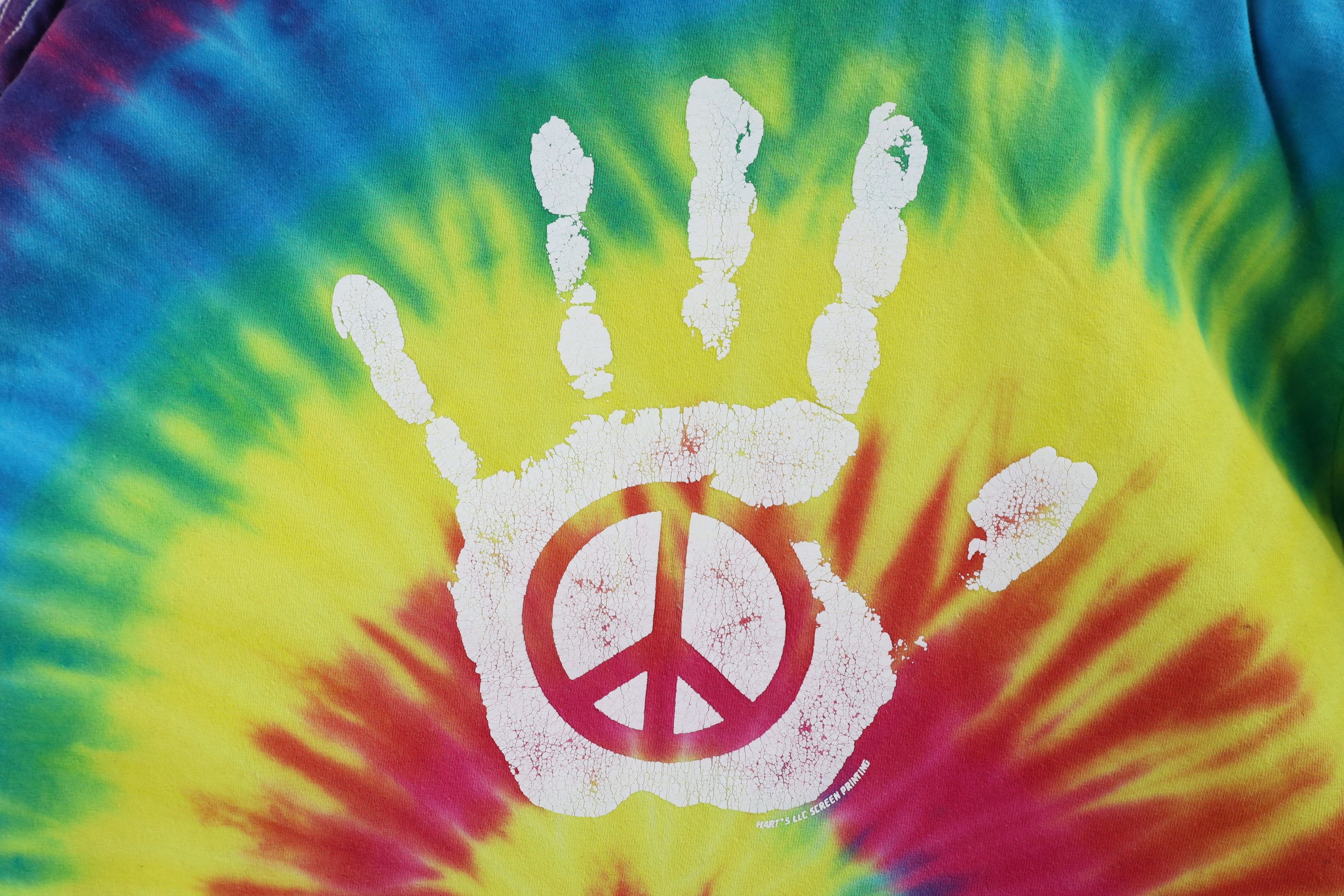 Vintage Vintage Rainbow Tie Dye The Kelly Richey Band T-Shirt Size US XL / EU 56 / 4 - 8 Thumbnail